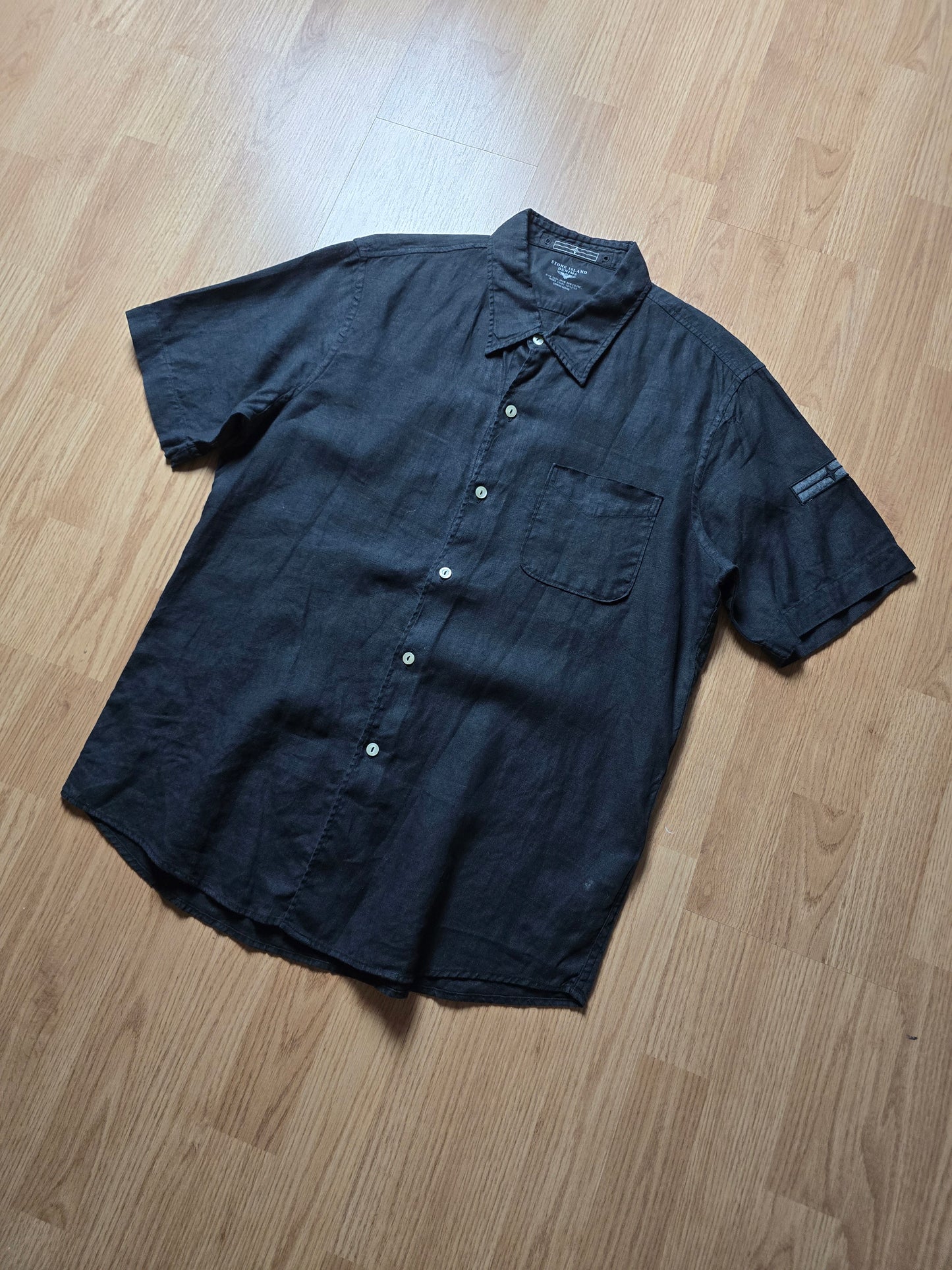 Stone Island Denims SS08 Lino Flax Button Shirt (M/L)