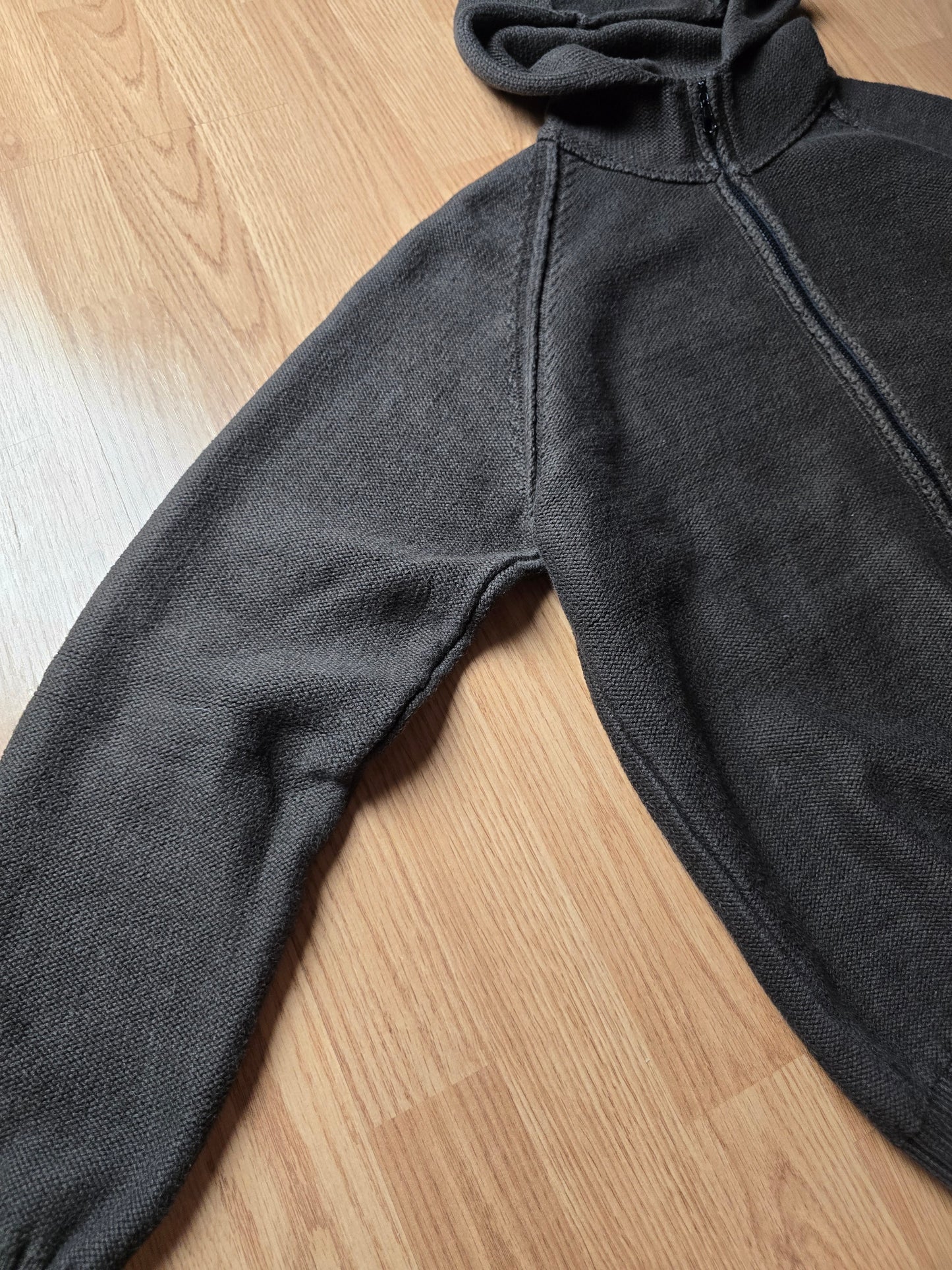 Stone Island AW05 Cotton Knit Zip Hoodie (M)