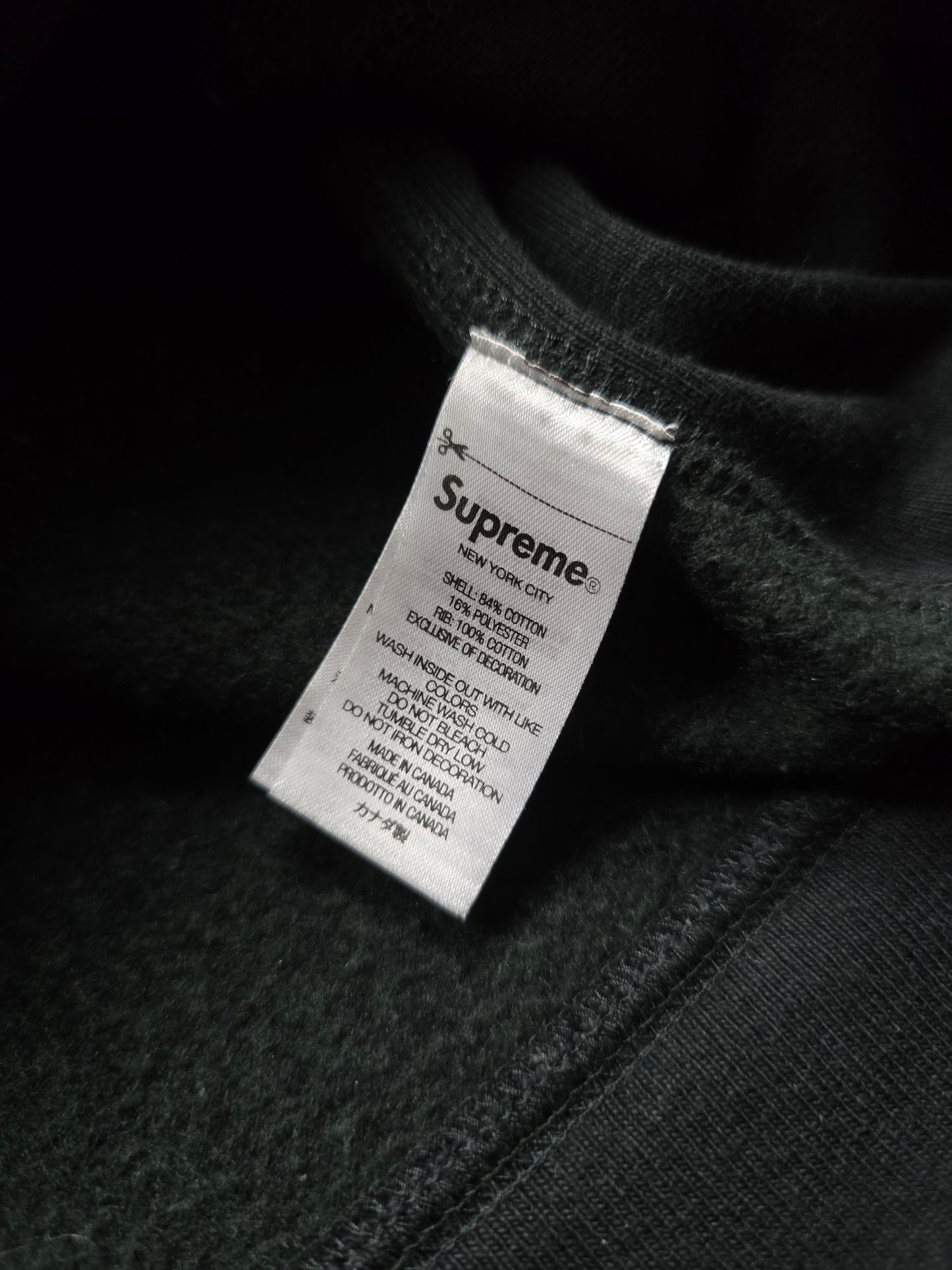 Supreme Raised Handsyle Hoodie (L)