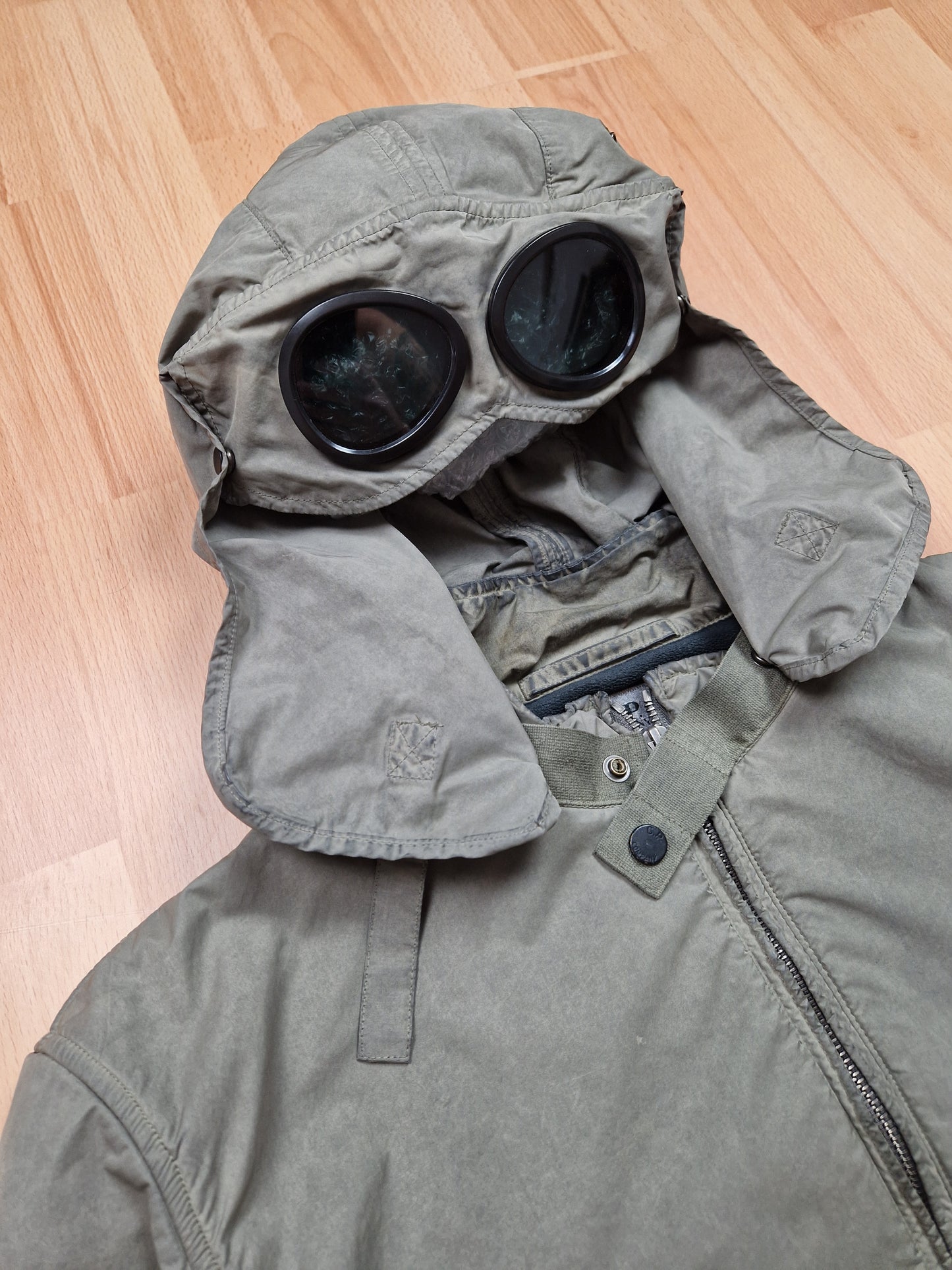C.P. Company Tinto Terra Fleece Lined Goggle Jacket (M)