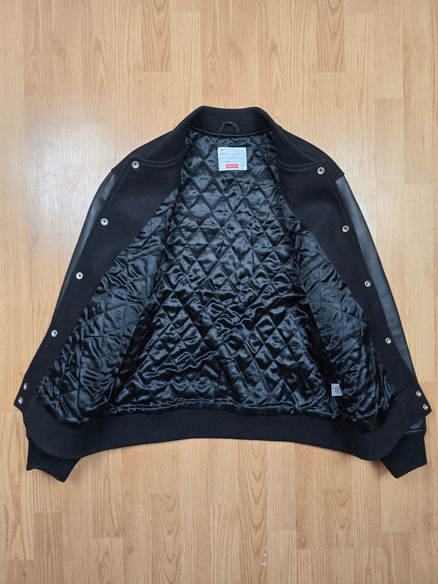 RARE Supreme 'Motion' Varsity Jacket (L)