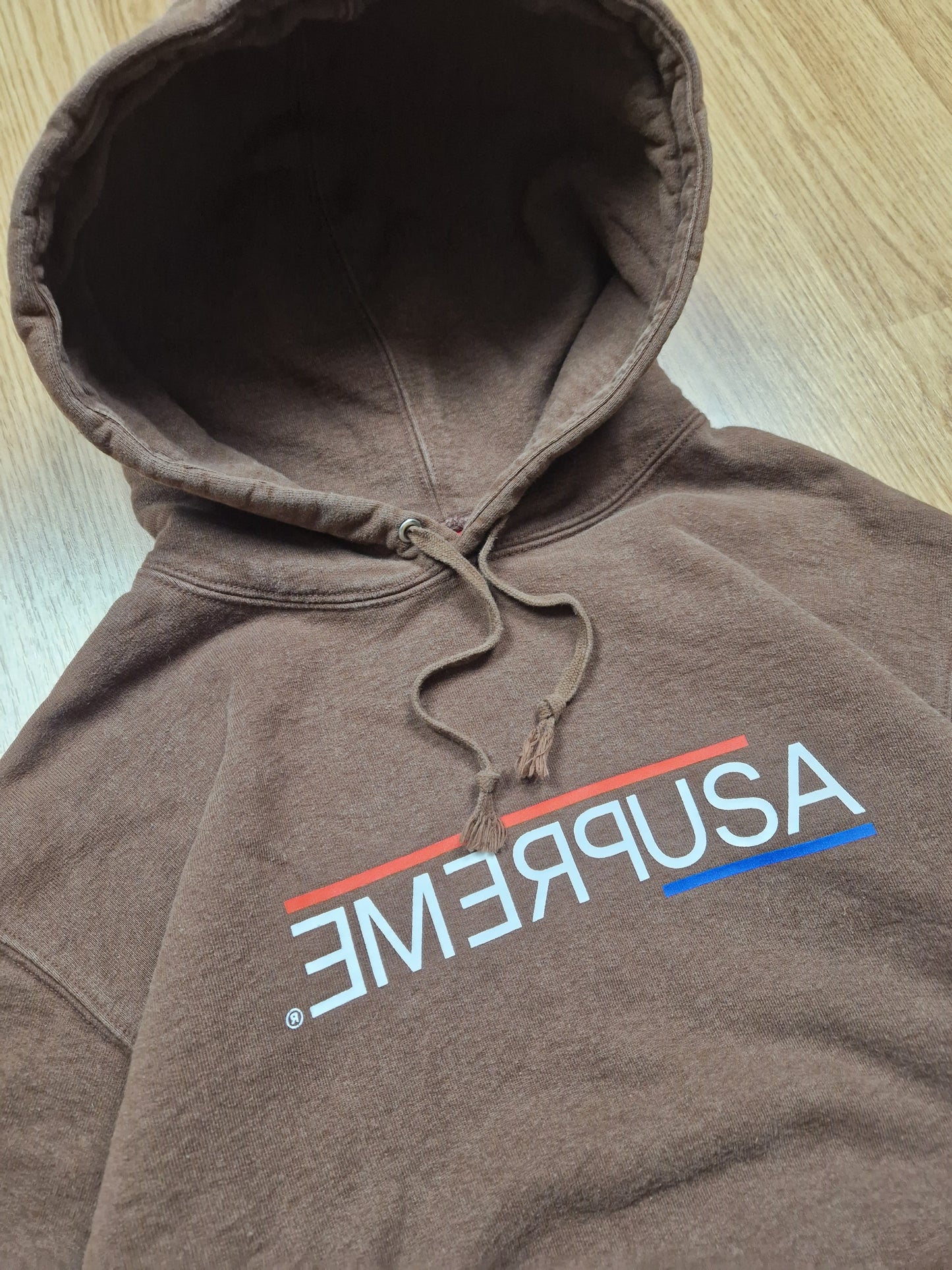 Supreme USA Hooded Sweatshirt (S/M)