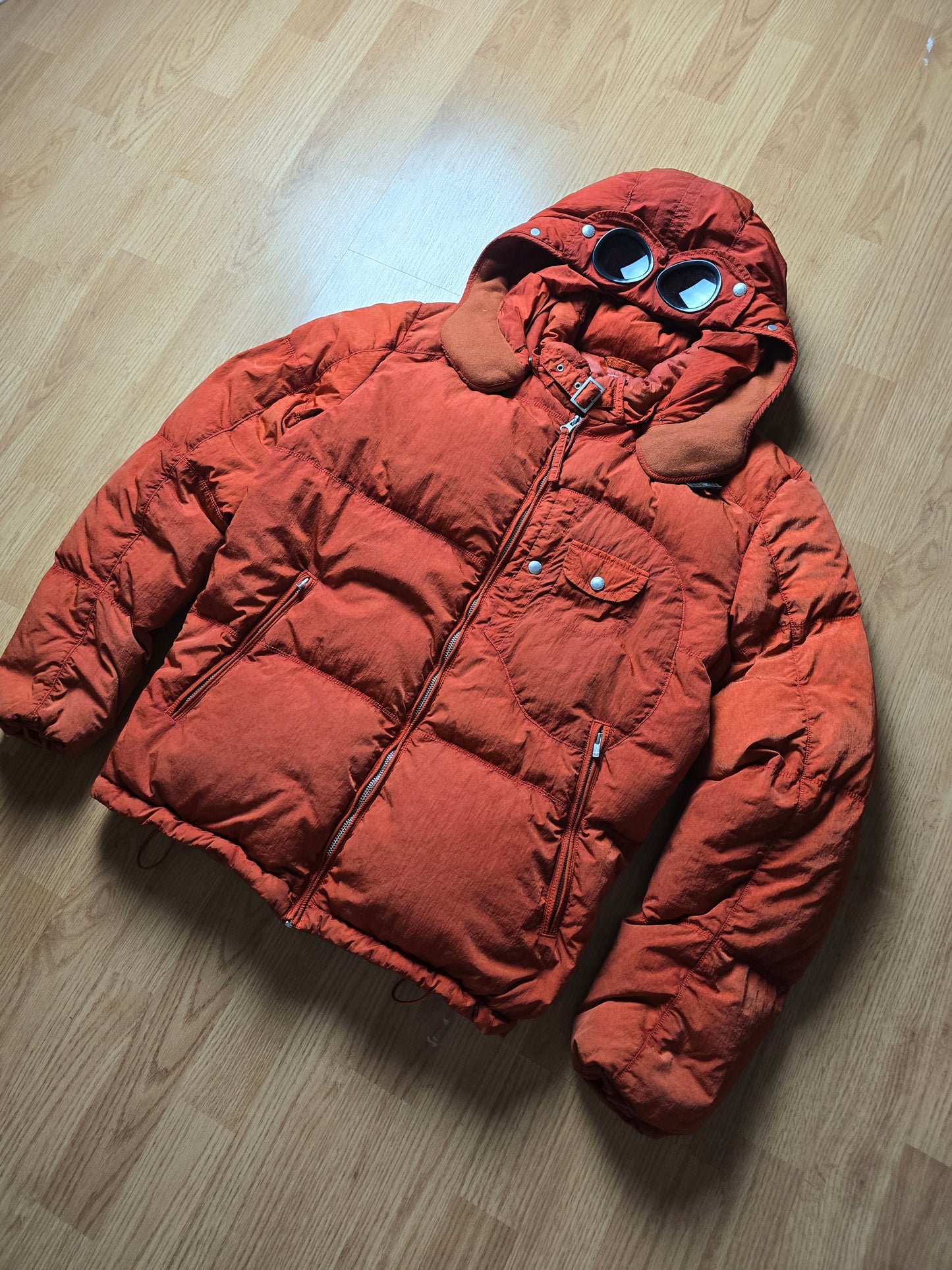 00s C.P. Company Frosted Down Goggle Puffer Jacket (M/L)
