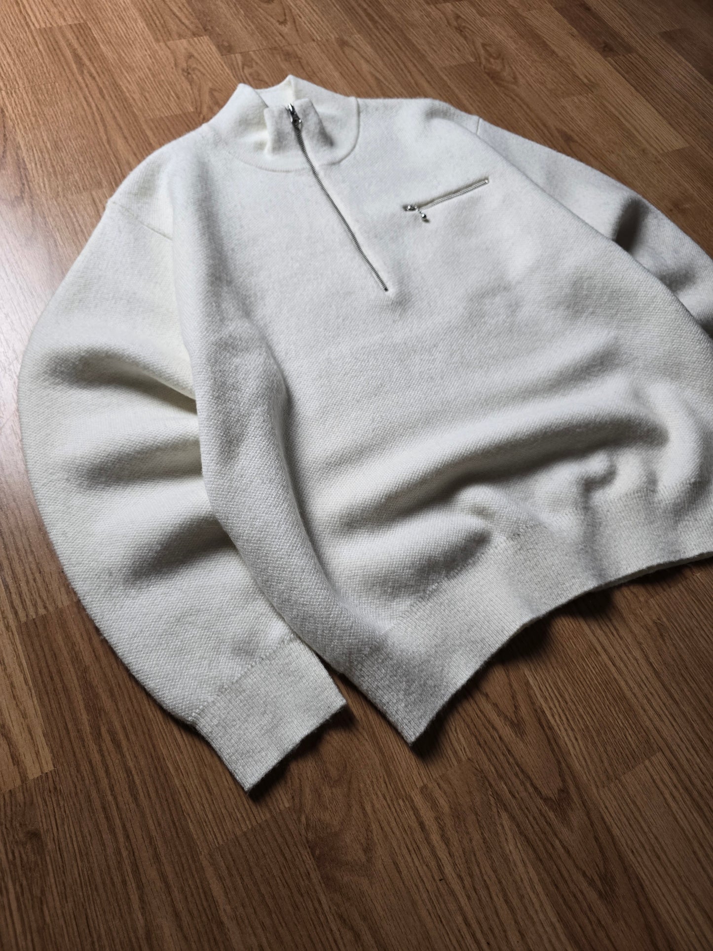 Stussy Half Zip Mock Neck Sweater (S/M)