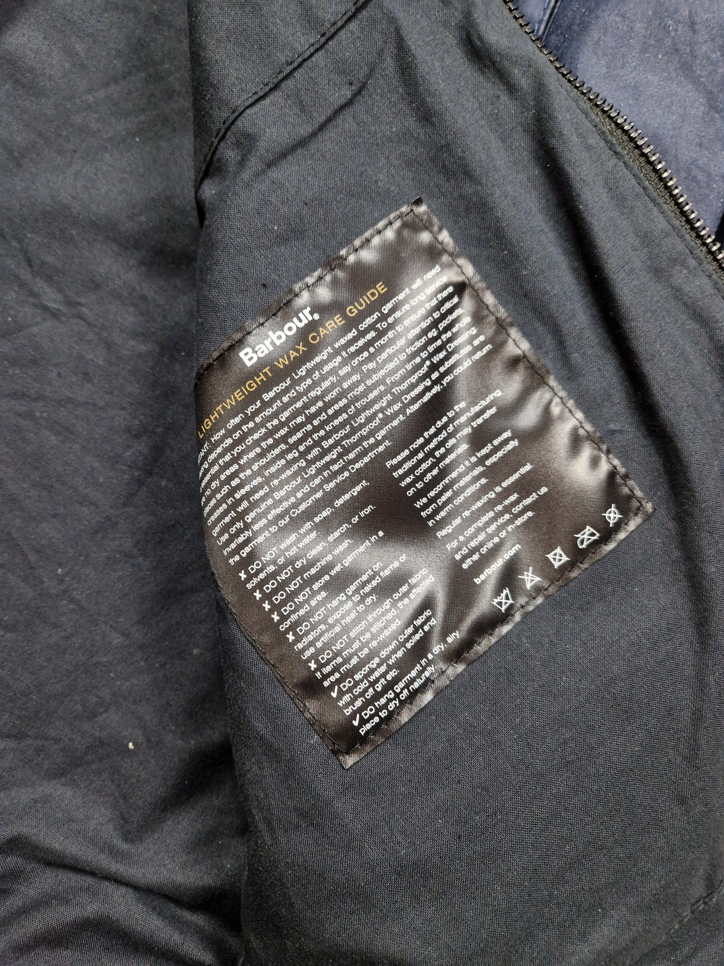 Barbour International Wax Jacket (S)