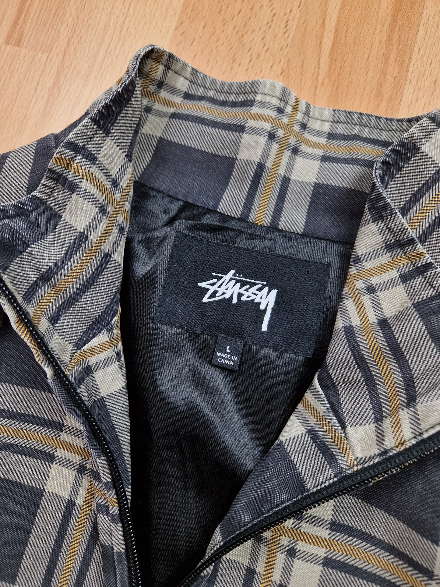 Stussy Plaid Rayon Full Tracksuit (M)