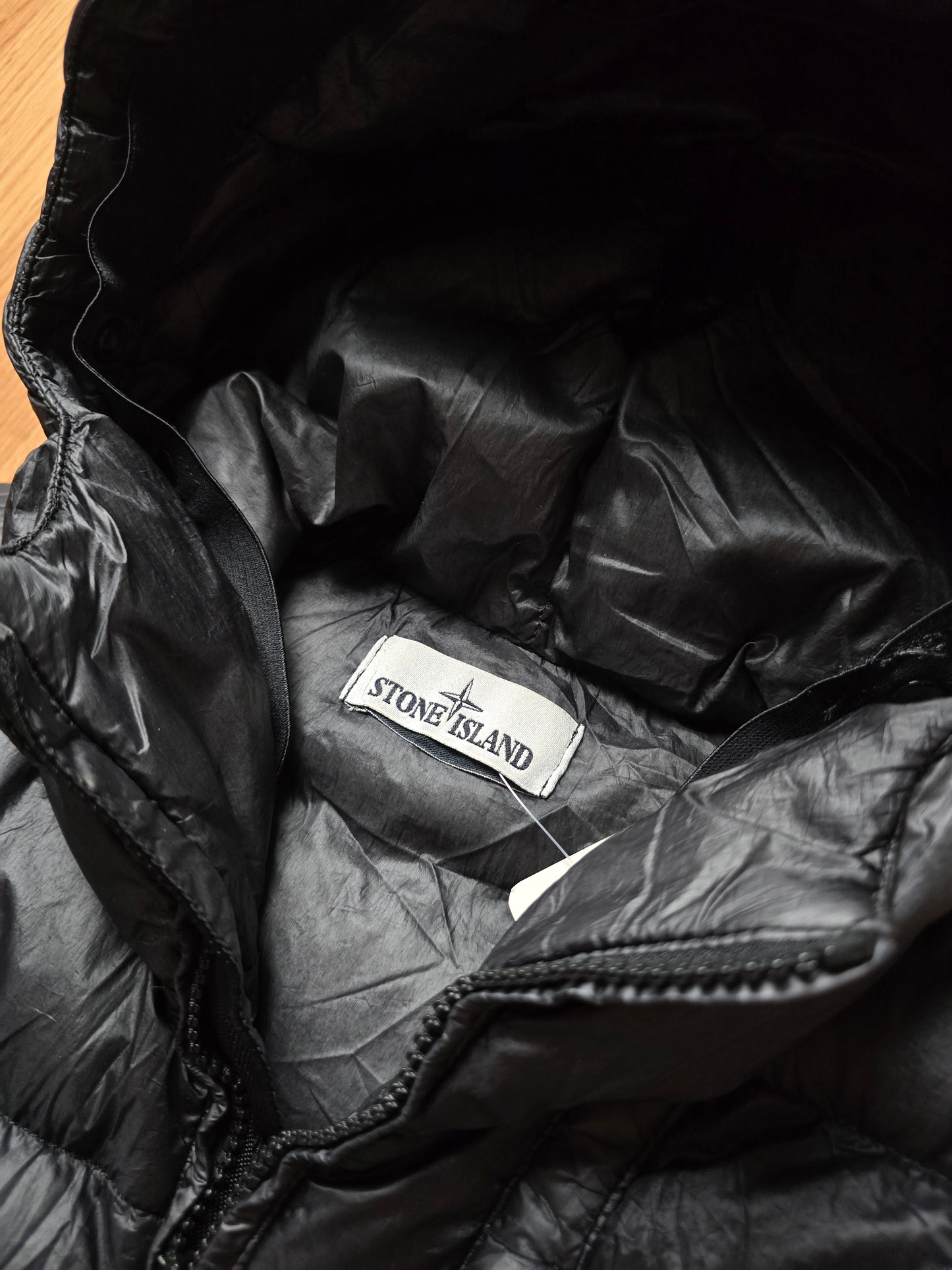 Stone Island Brown Garment Dyed Down Puffer Jacket (M)