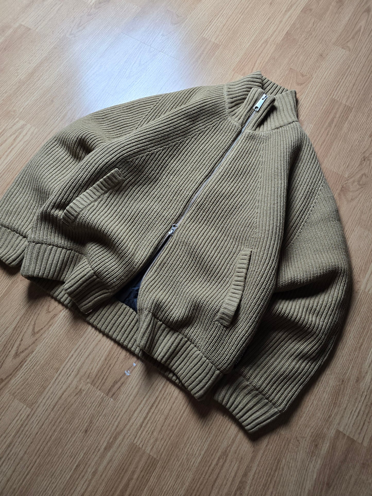 Carhartt Banley Ribbed Knit Sweater Jacket (S/M)