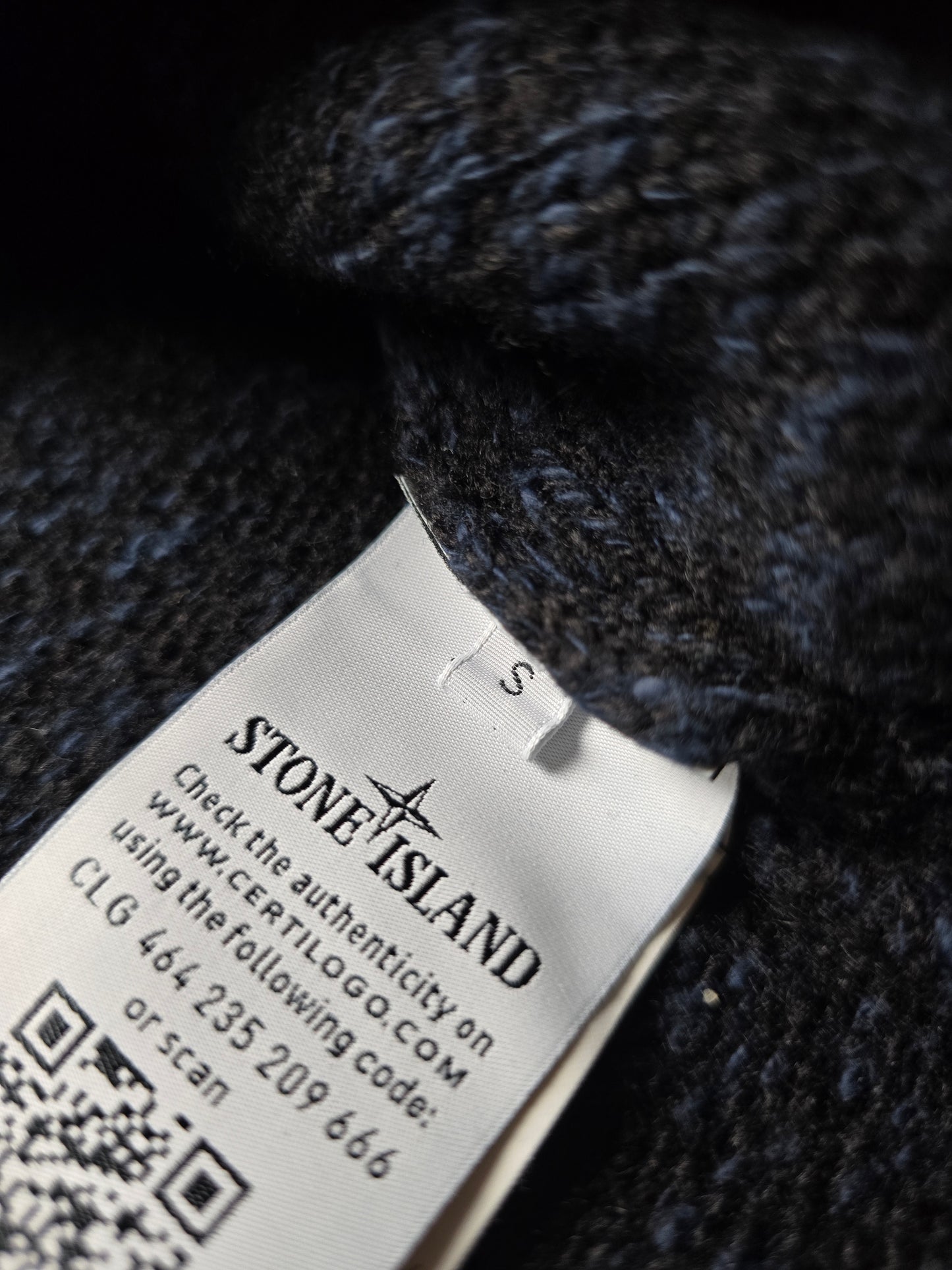 Stone Island Wool Blend Chunky Knit Button Cardigan (S)