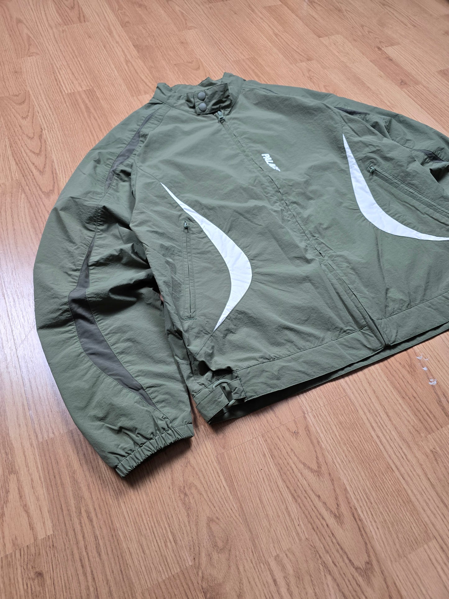 Palace 'Moto Shell' Glow-In-The-Dark Tack Jacket (S)