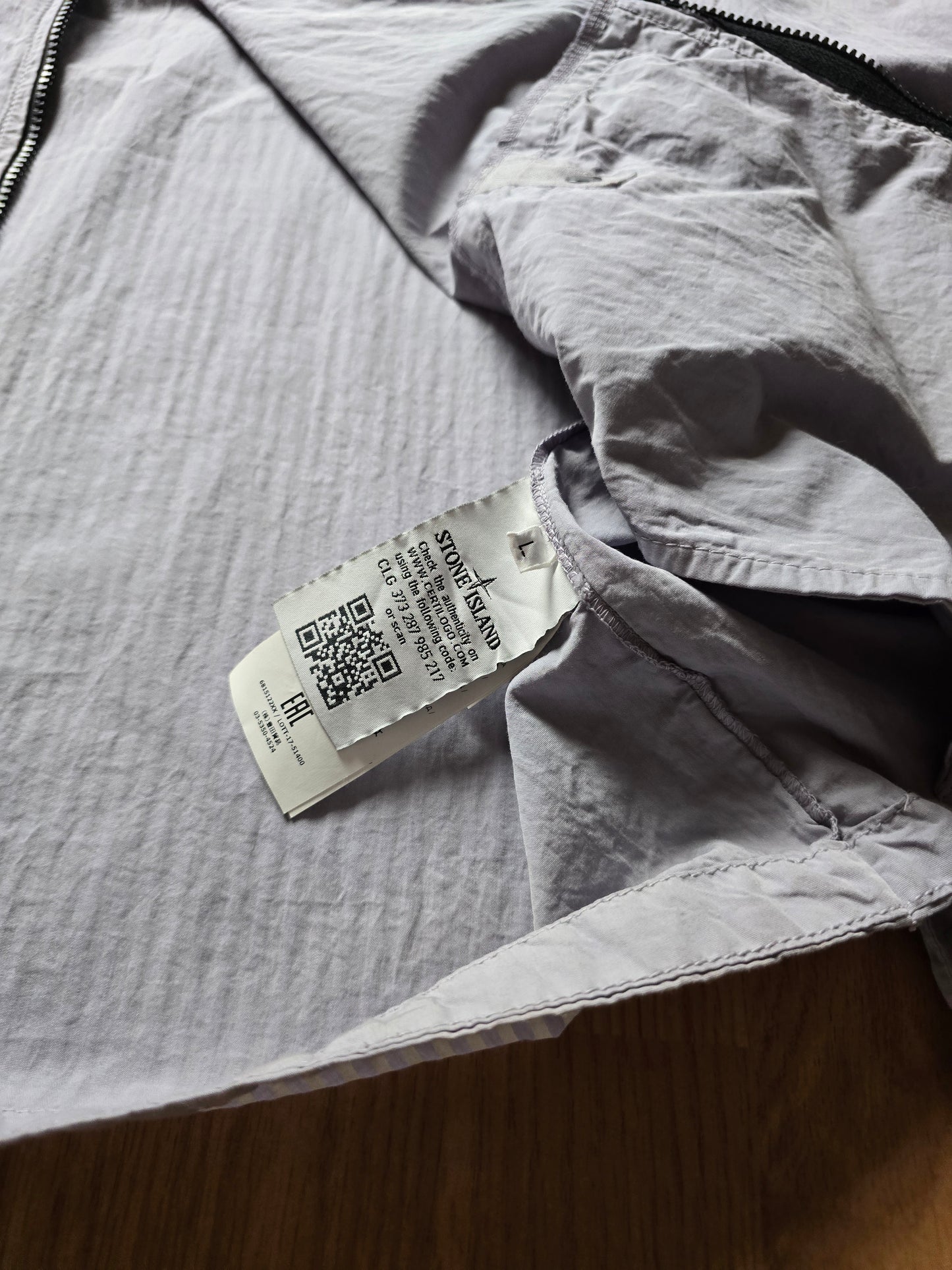 Stone Island Marina 50 Fili Zip Overshirt (L)