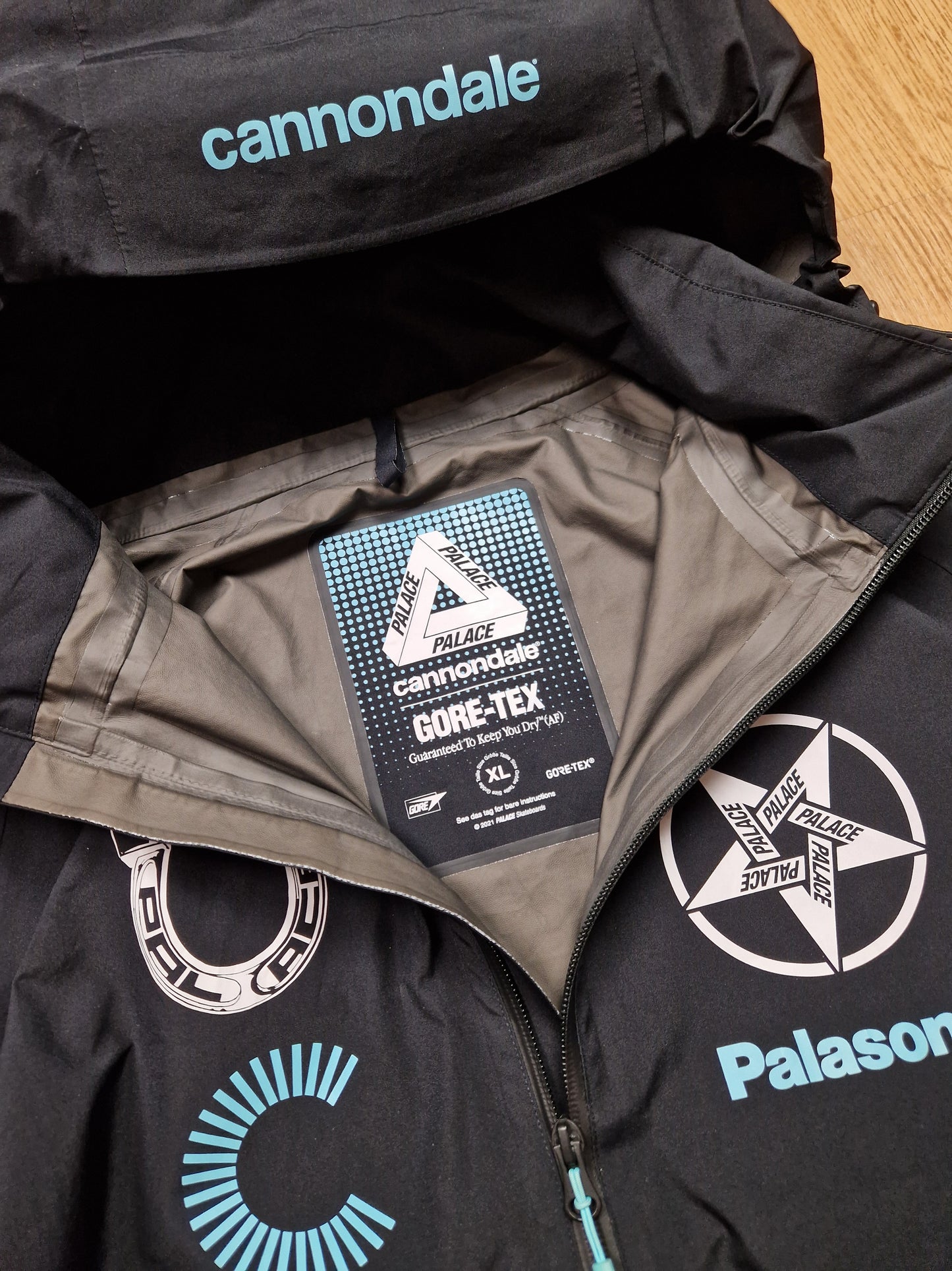 RARE Palace x Cannondale 'Mad Boy Gore-tex Paclite' Jacket (XL)