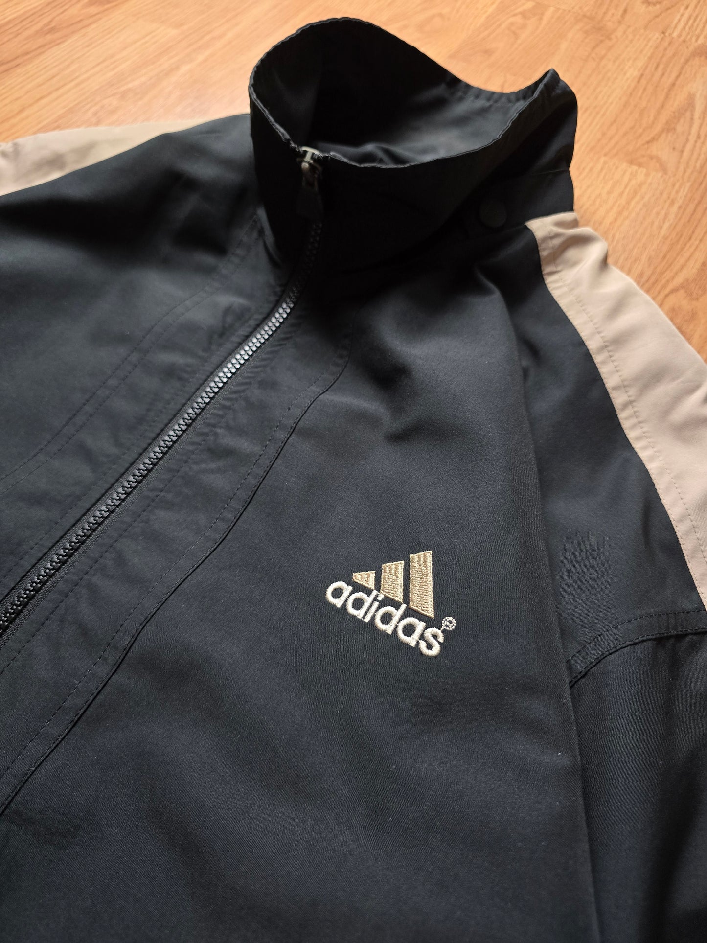 RARE 80s Adidas Embroidered Coachs Jacket (XXL)