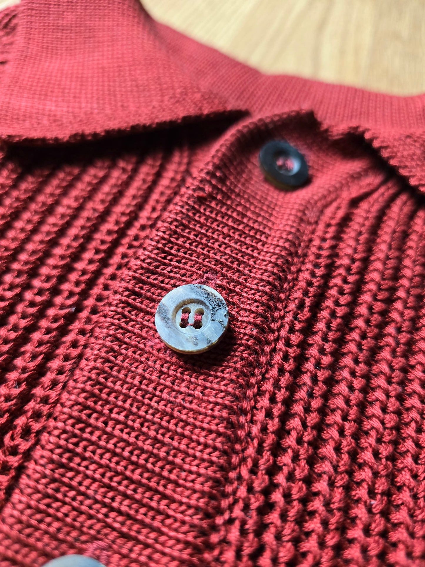 Corridor NYC Long Sleeve Slouchy Knit Polo Sweater (M/L)