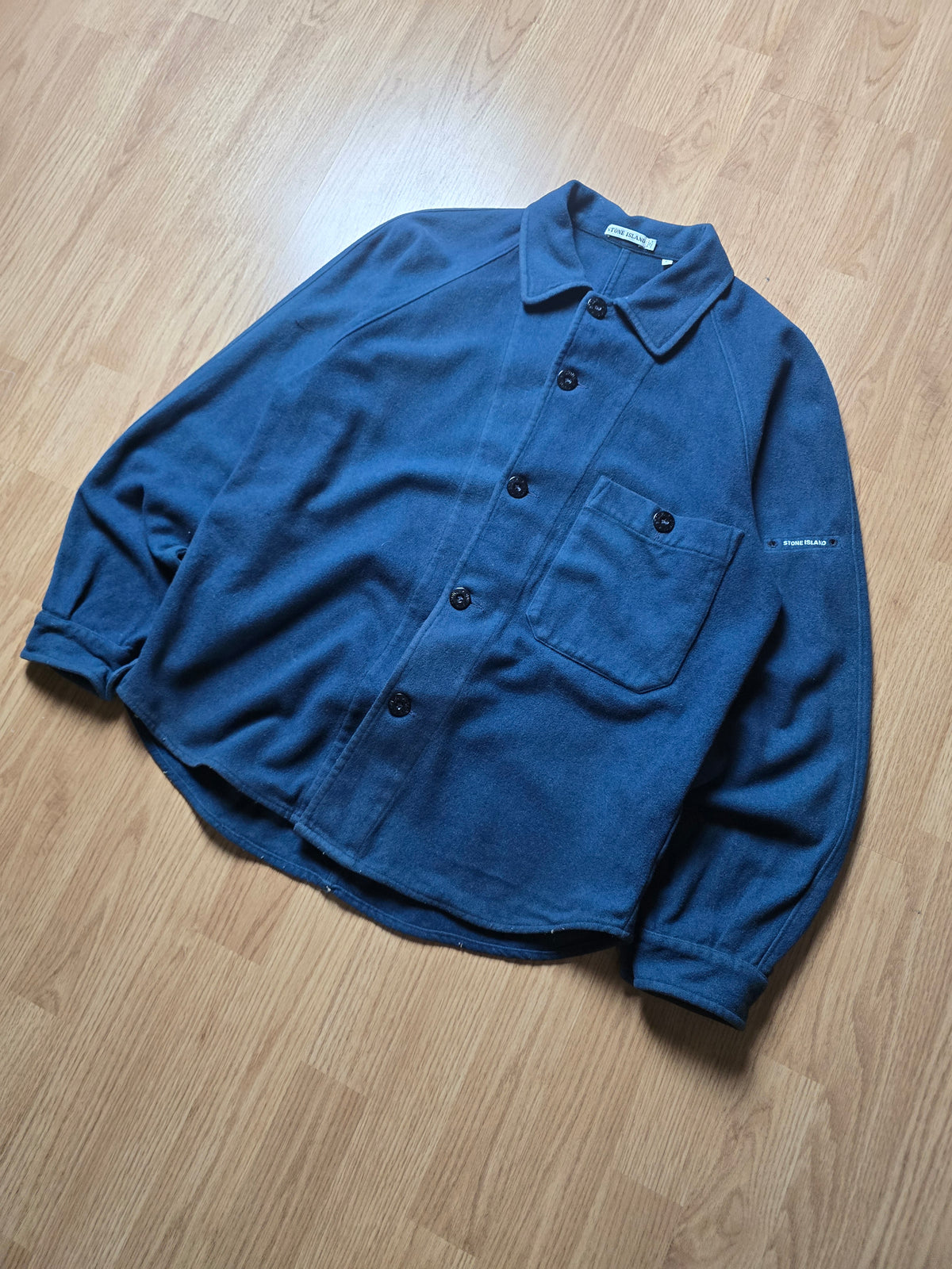 Stone Island AW99 Garment Dyed Wool Overshirt (M/L)