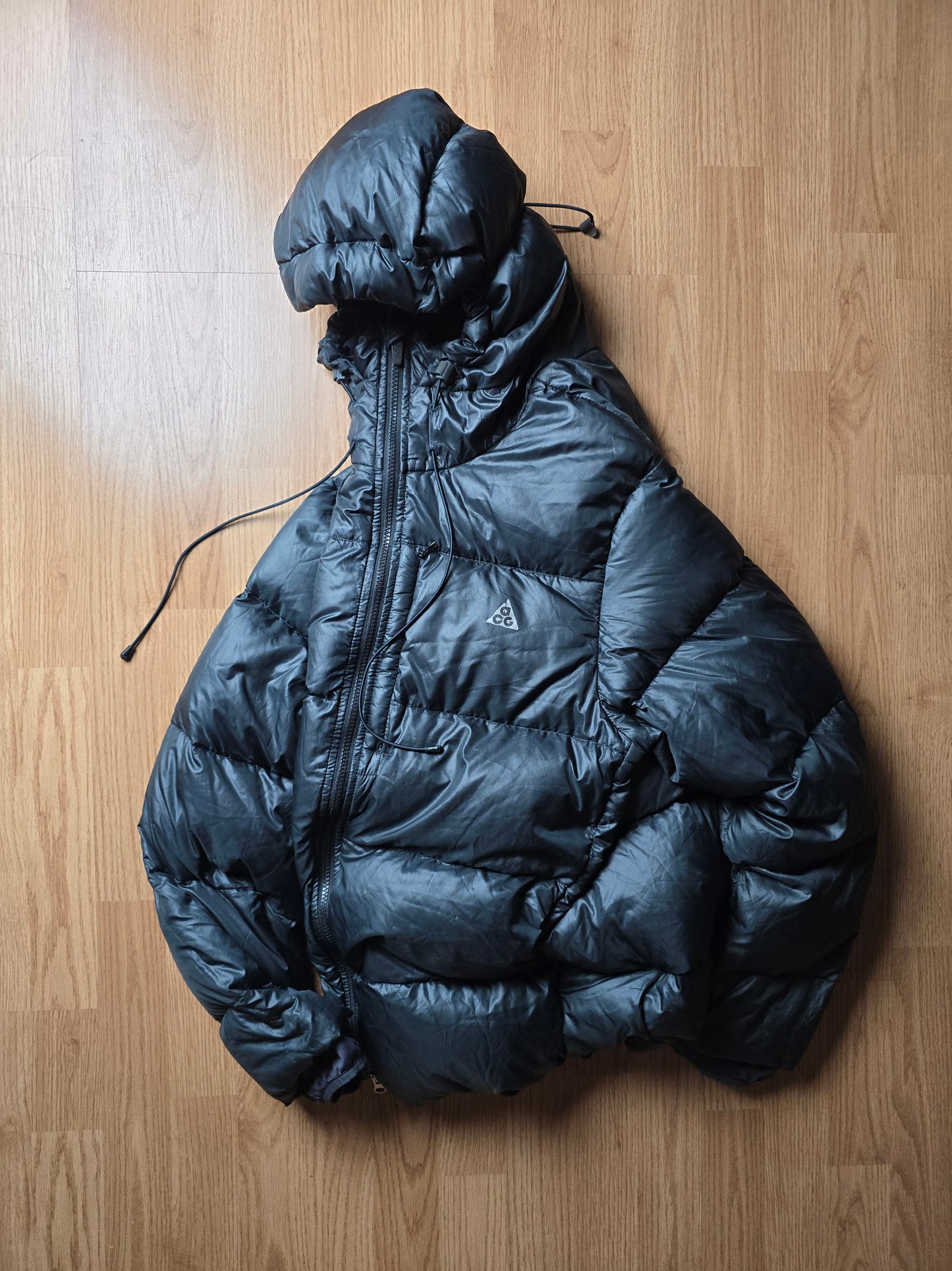 RARE 00s Nike ACG Technical 800 Down Hooded Puffer Jacket (L)