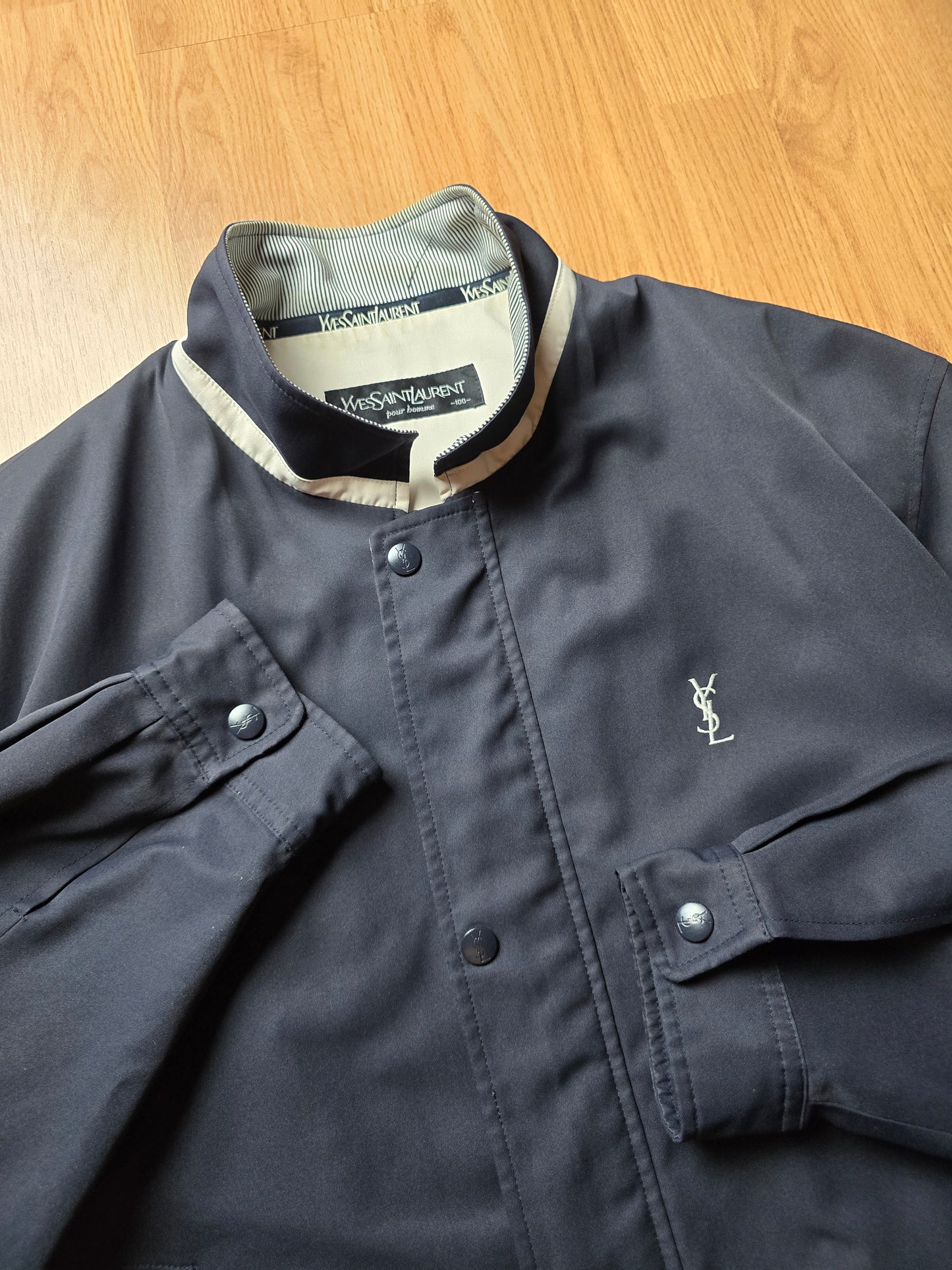 Vintage YSL Pour Homme Harrington Jacket (M)