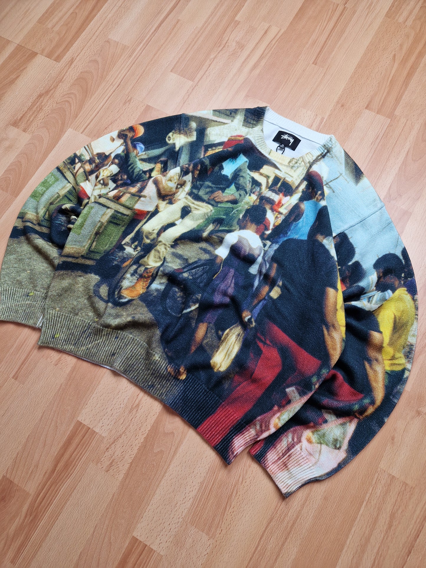 Stussy 'Peter Tosh Print' Sweater (L/M)