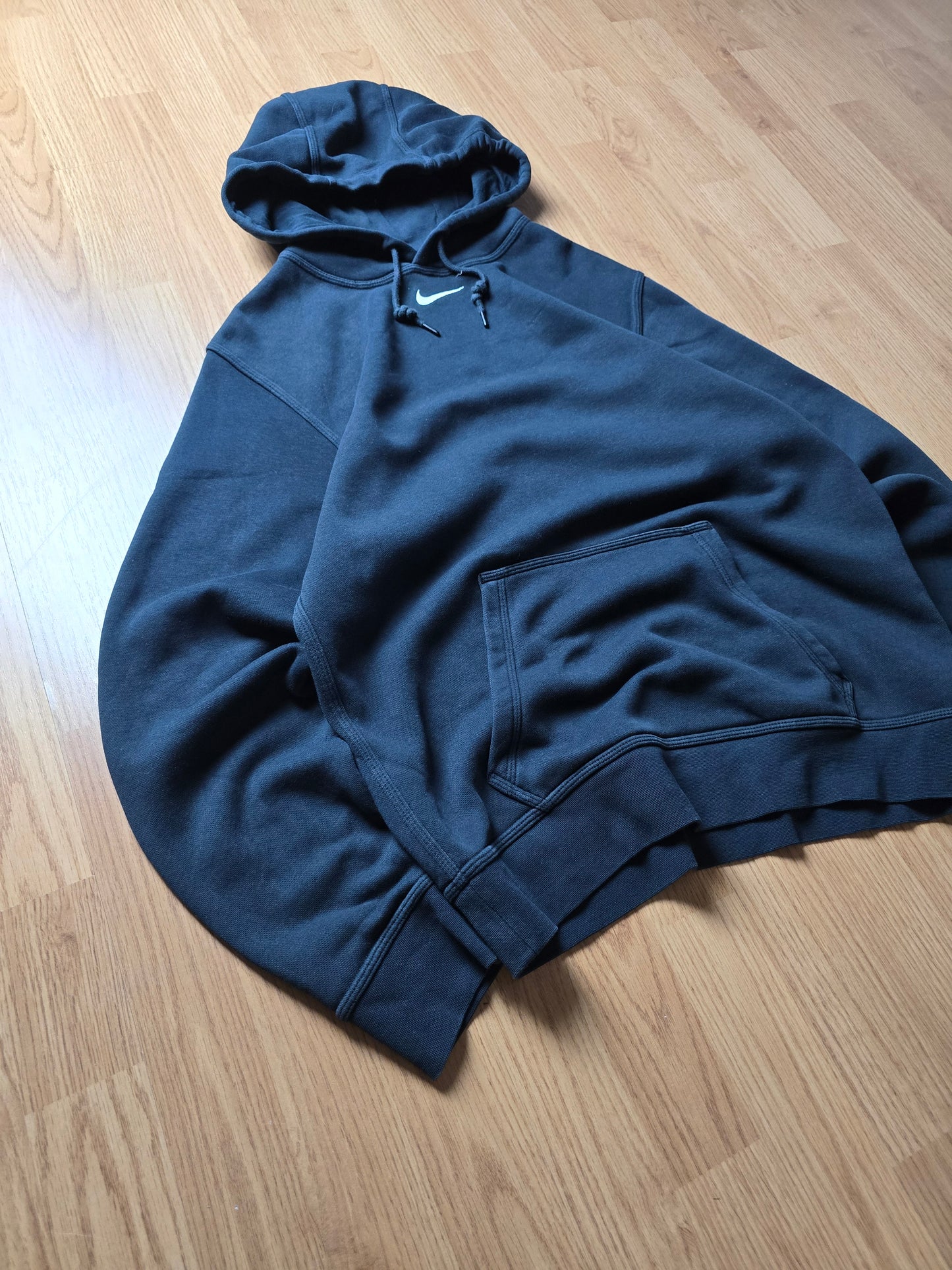 00s Nike Centre Swoosh Embroidered Hoodie (S/M)