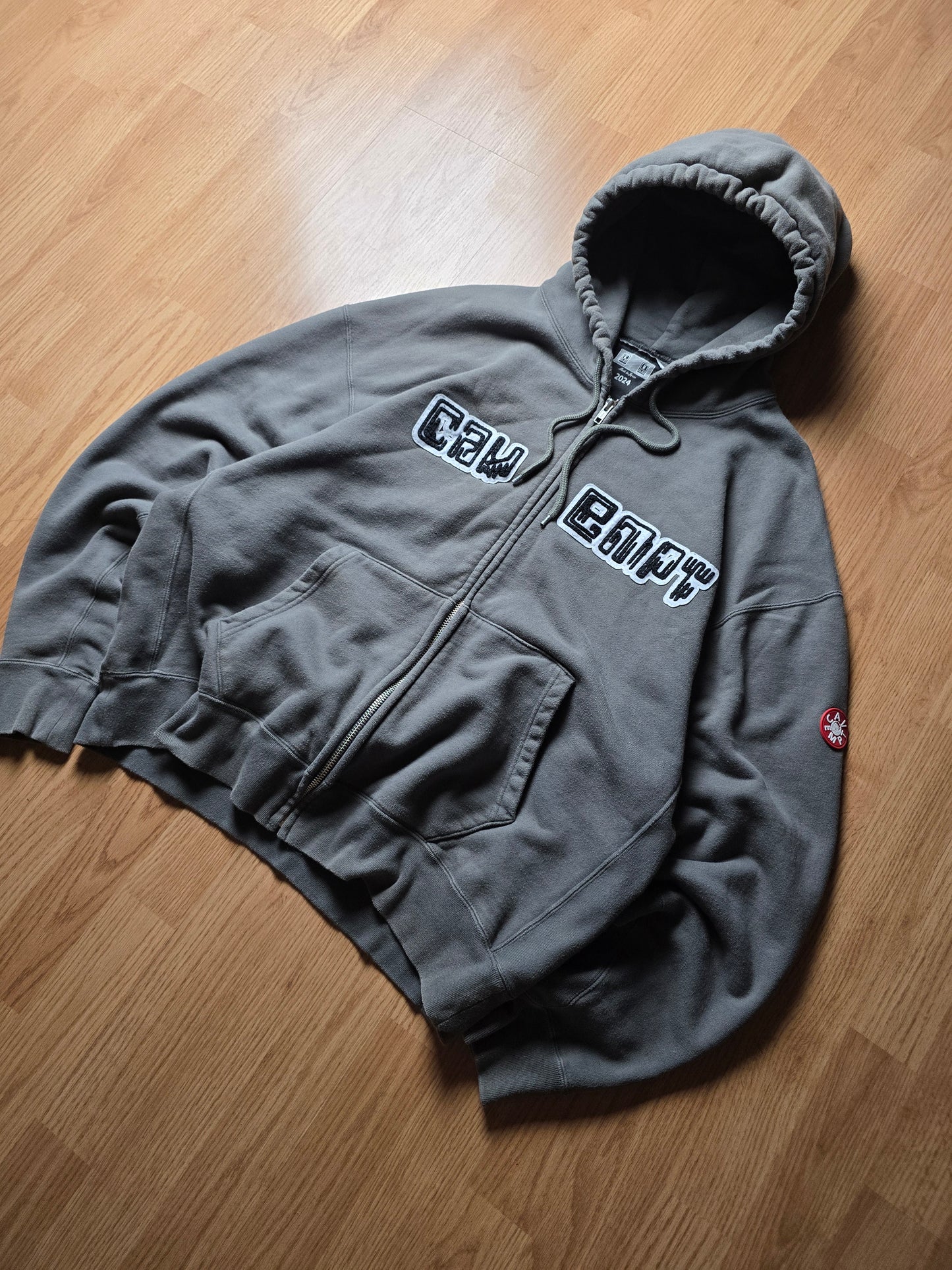 Cav Empt Embroidery Zip Hoodie (L)