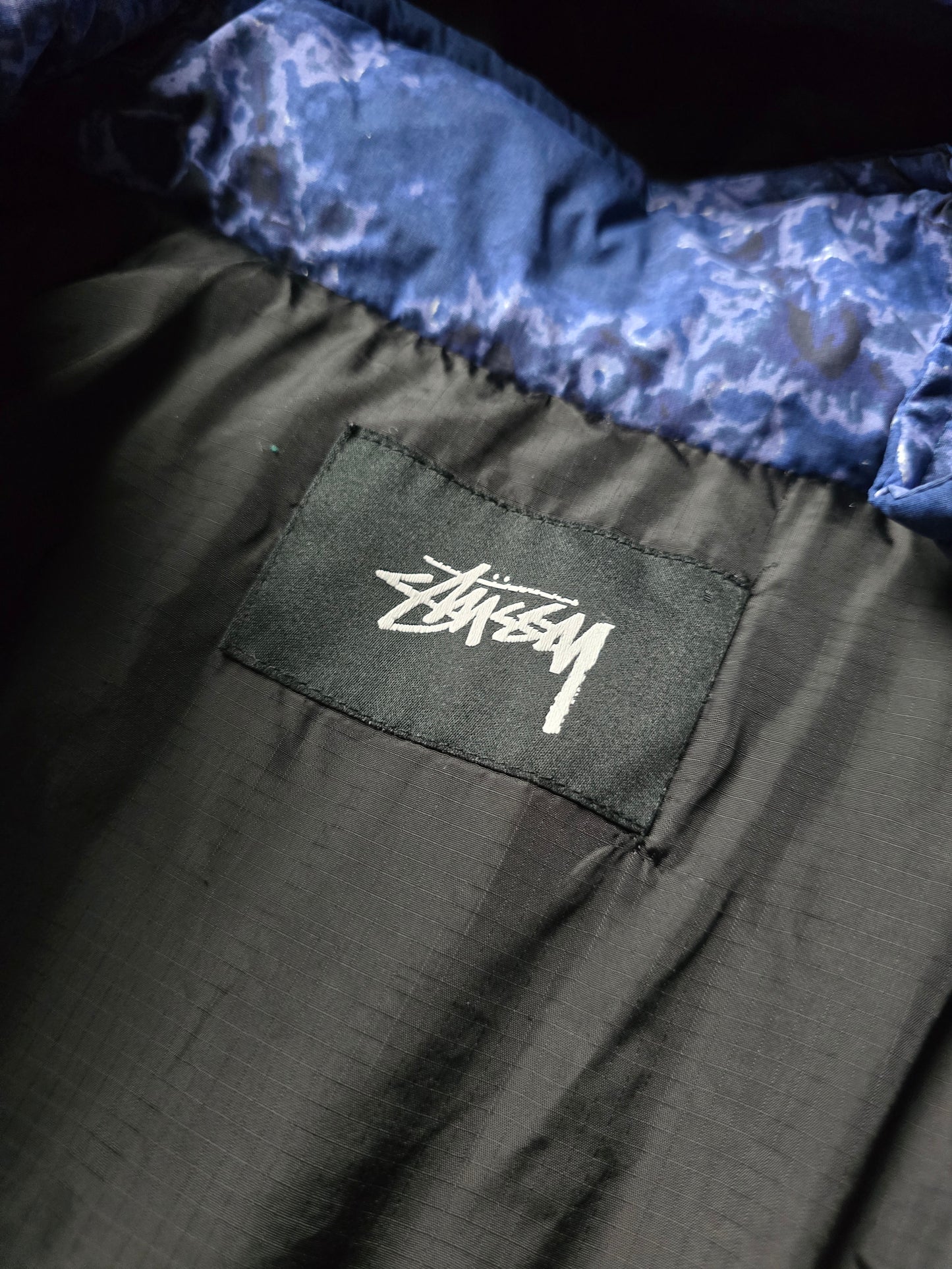 RARE Stussy Primaloft Insulated Indigo Puffer Jacket (L)
