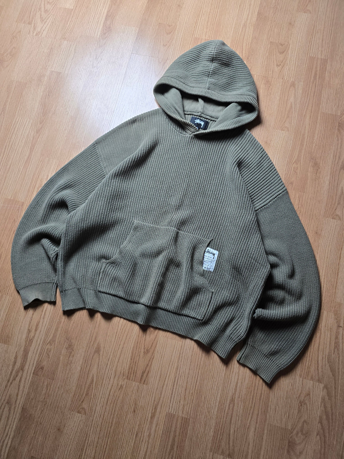 Stussy Heavyweight Cotton Knit Hoodie (XL)