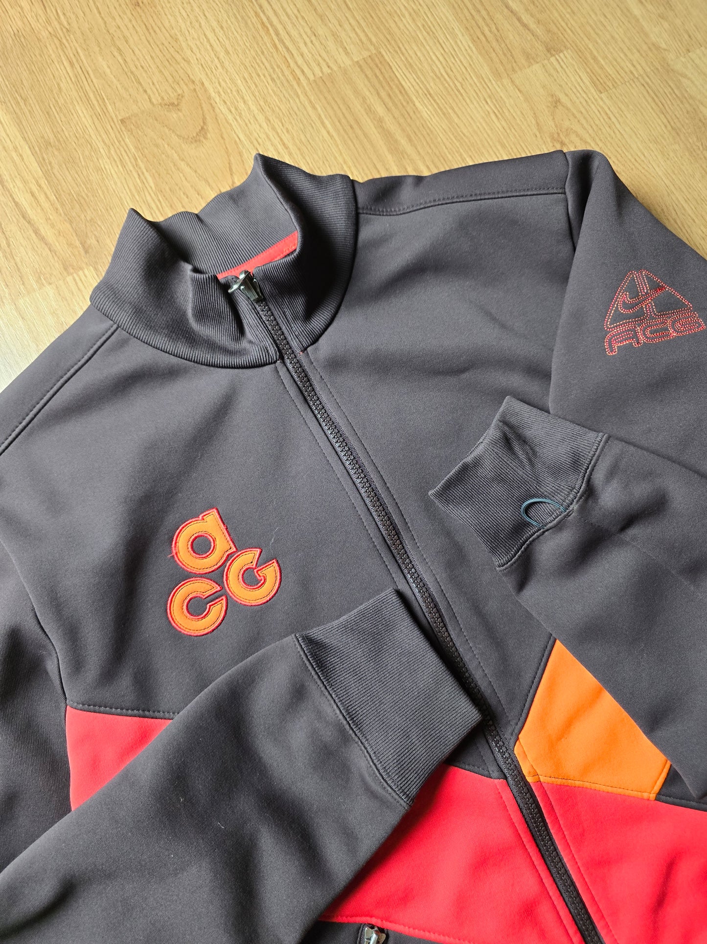 00s Nike ACG Big Letter Embroidered Track Jacket (M)