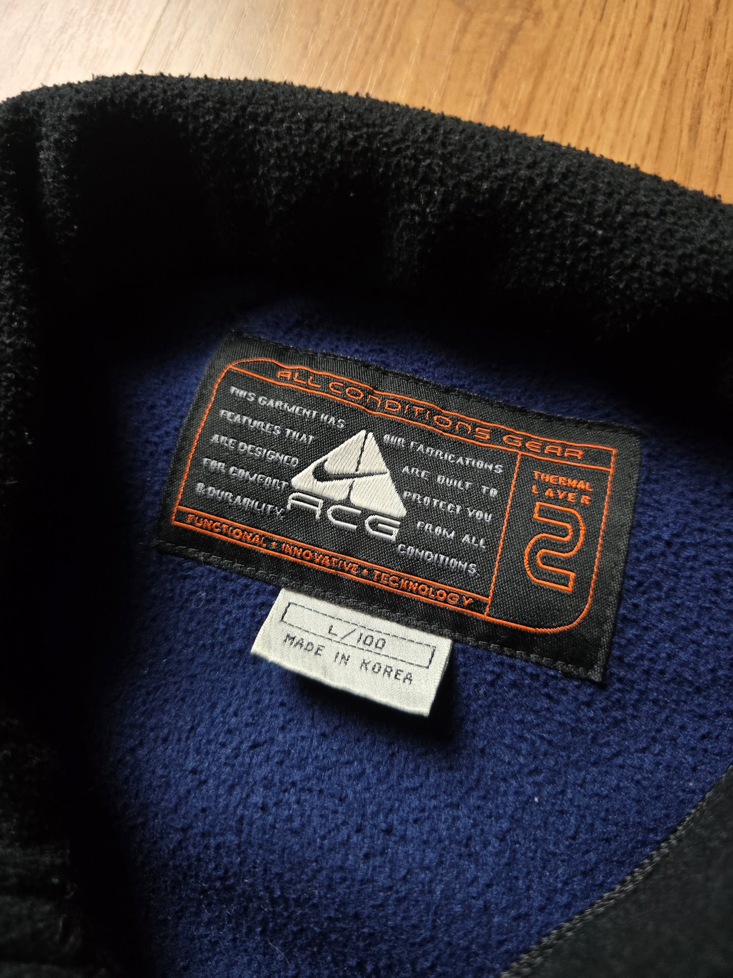 90s Nike ACG Fleece Vest/Gilet (M/L)