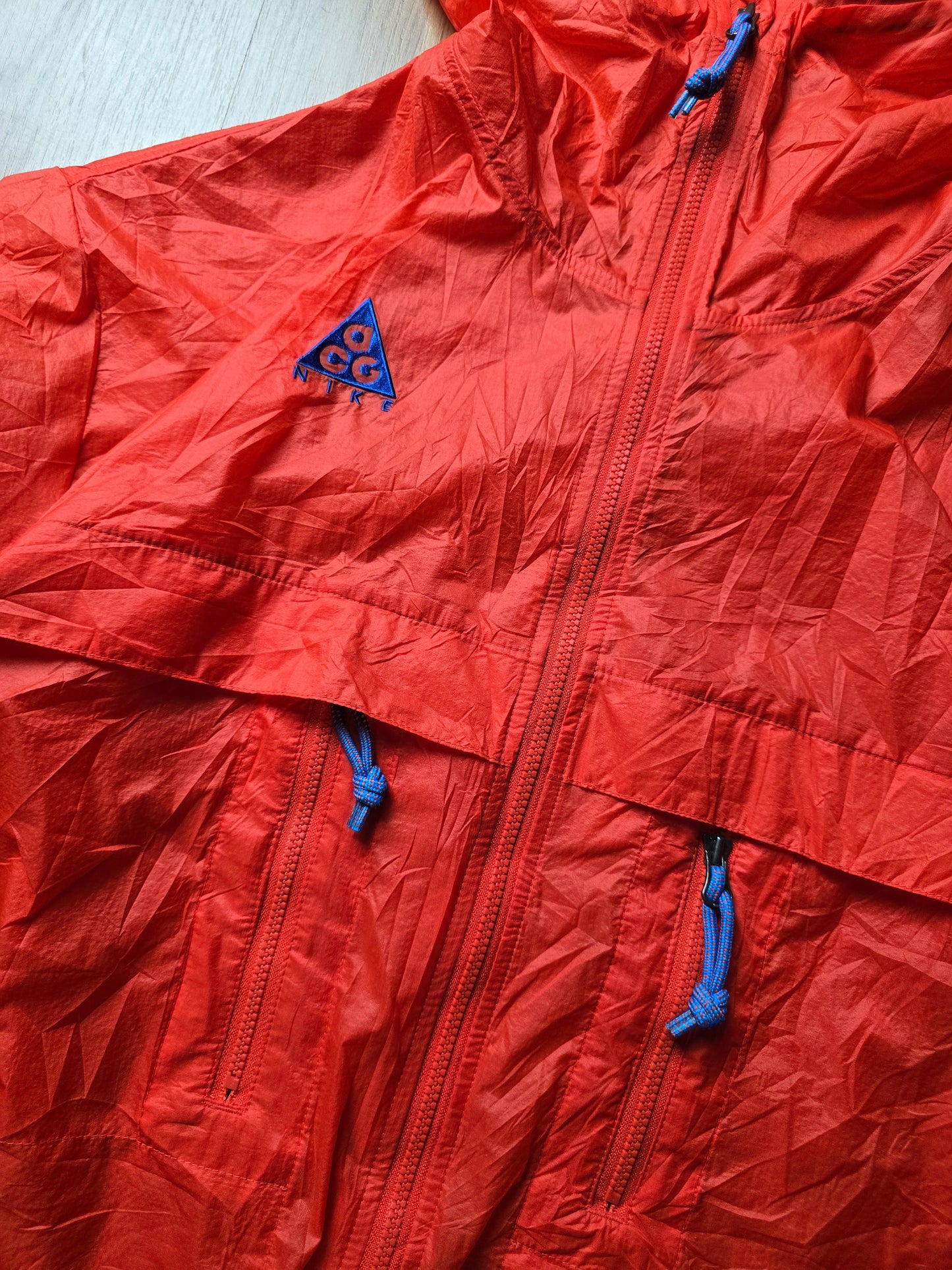 W/ Nike ACG Habanero Lightweight Hooded Windbreaker Jacket (M)