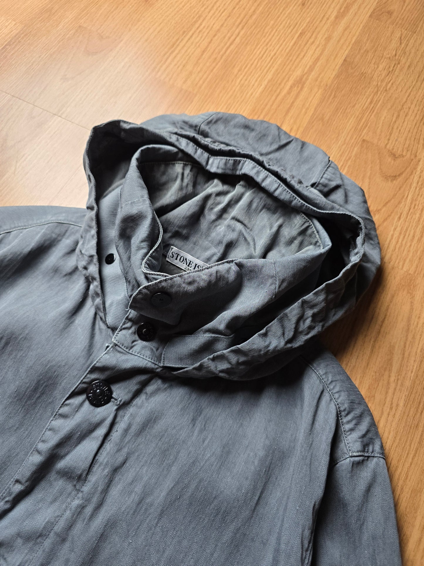 Stone Island SS11 Garment Dyed Lino Mix Park Jacket (M)