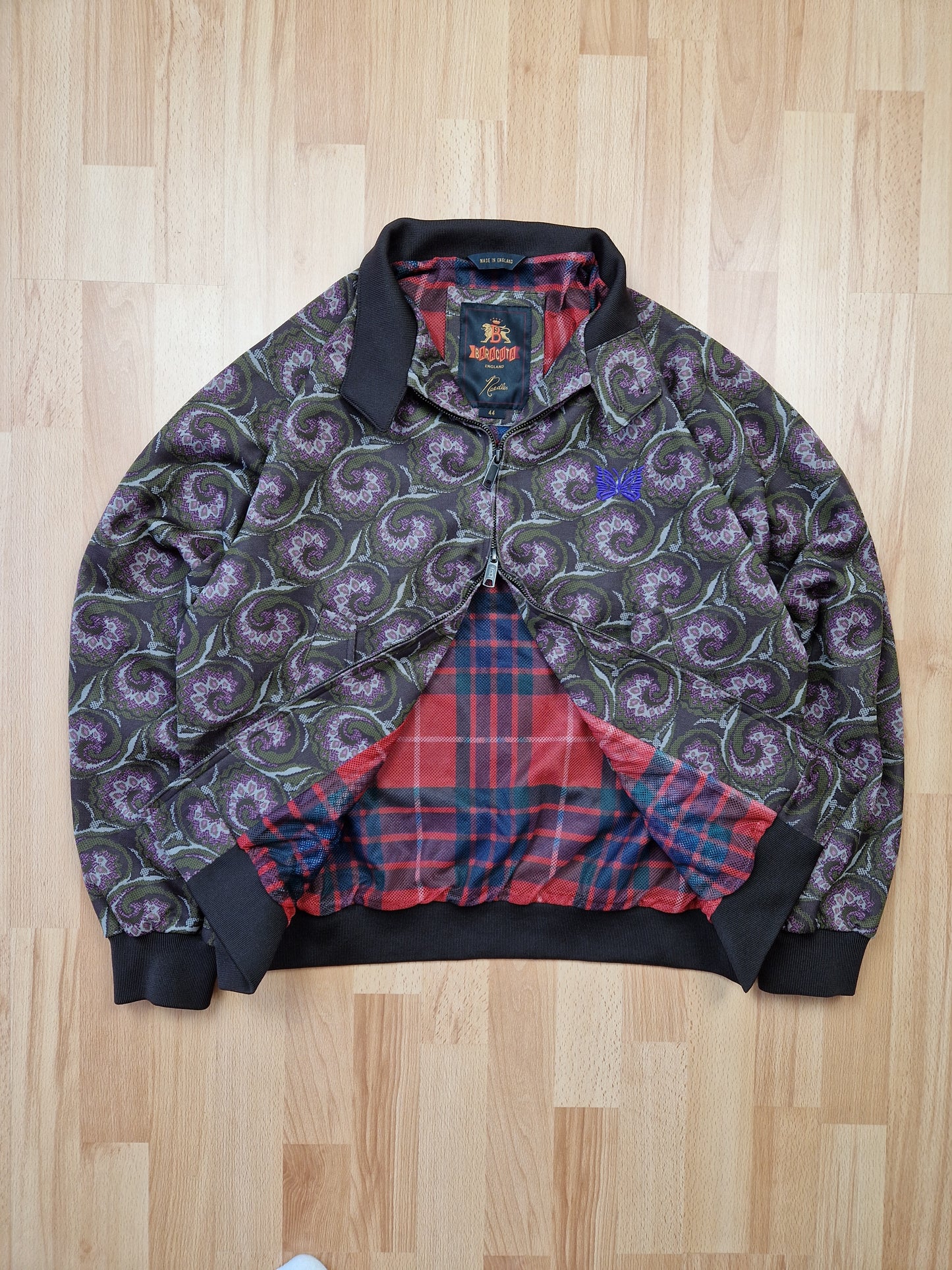 Needles x Baracuta G9 Jaquard Harrington Jacket (L/XL)