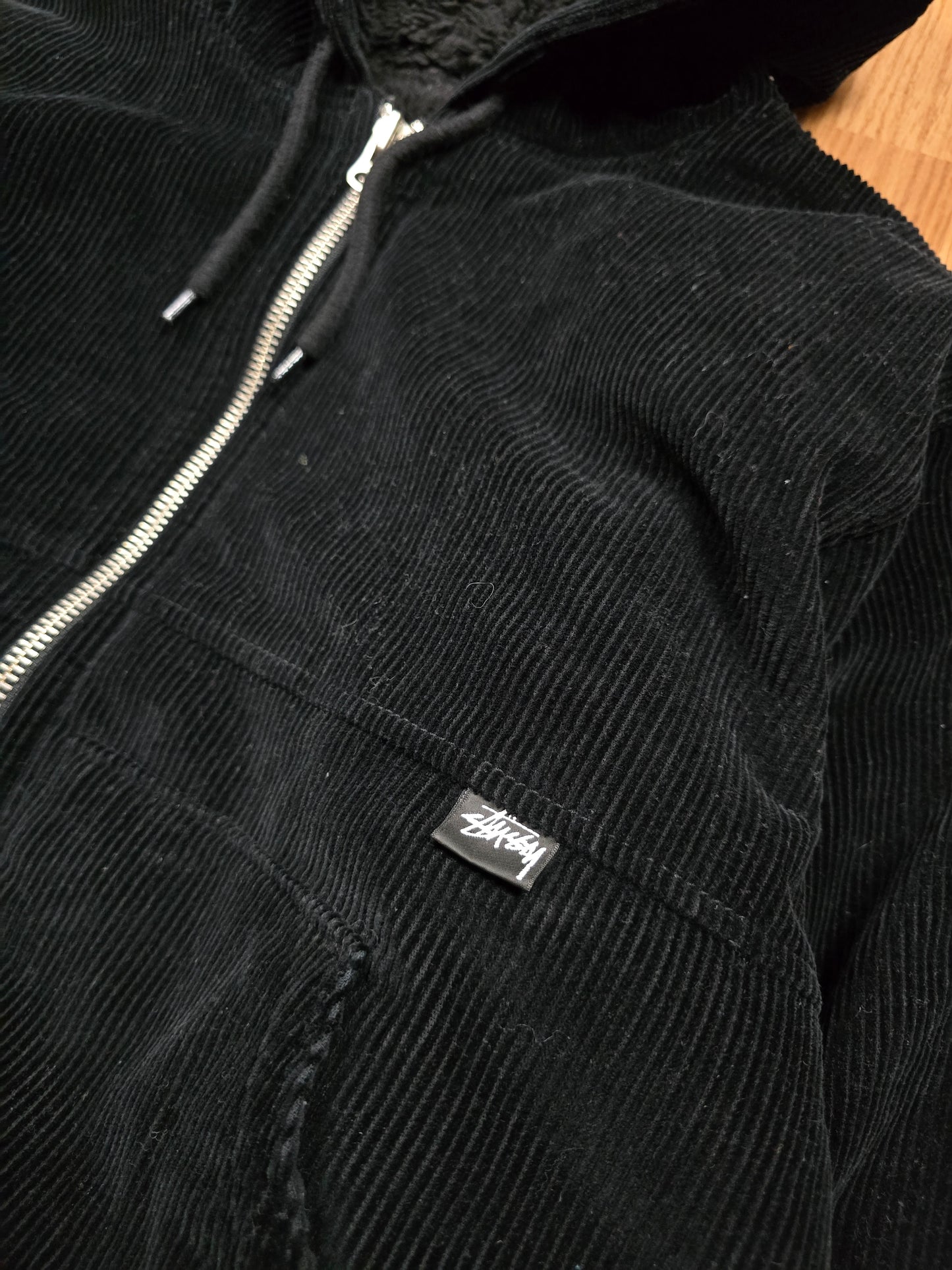 Stussy Cord Sherpa Lined Work Jacket (M)