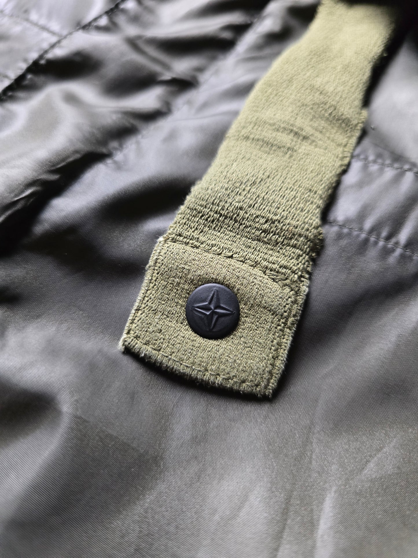 90s Stone Island Green Edge Flight Jacket (XL)