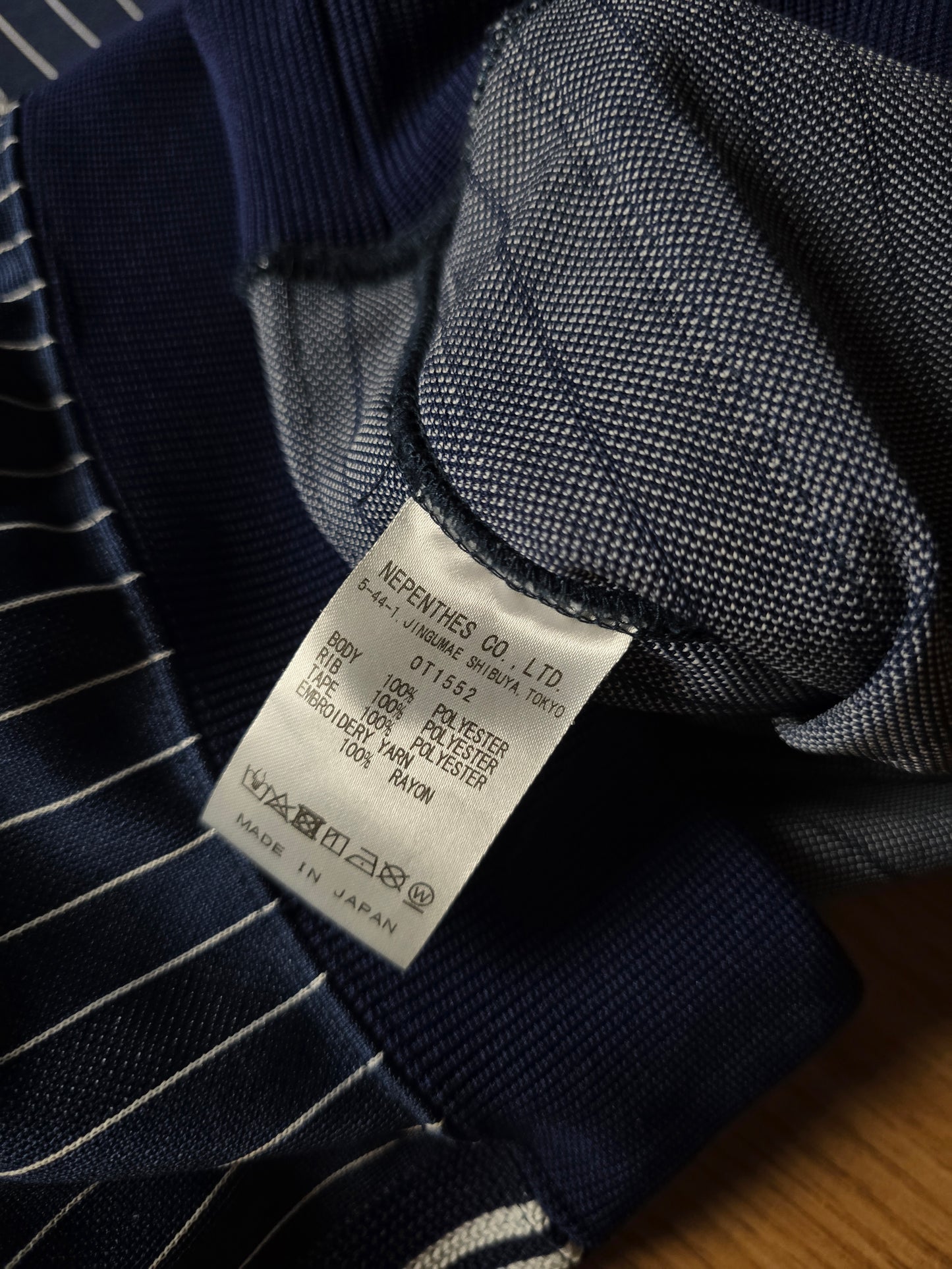 RARE Needles Pinstripe Crewneck Sweatshirt (M)
