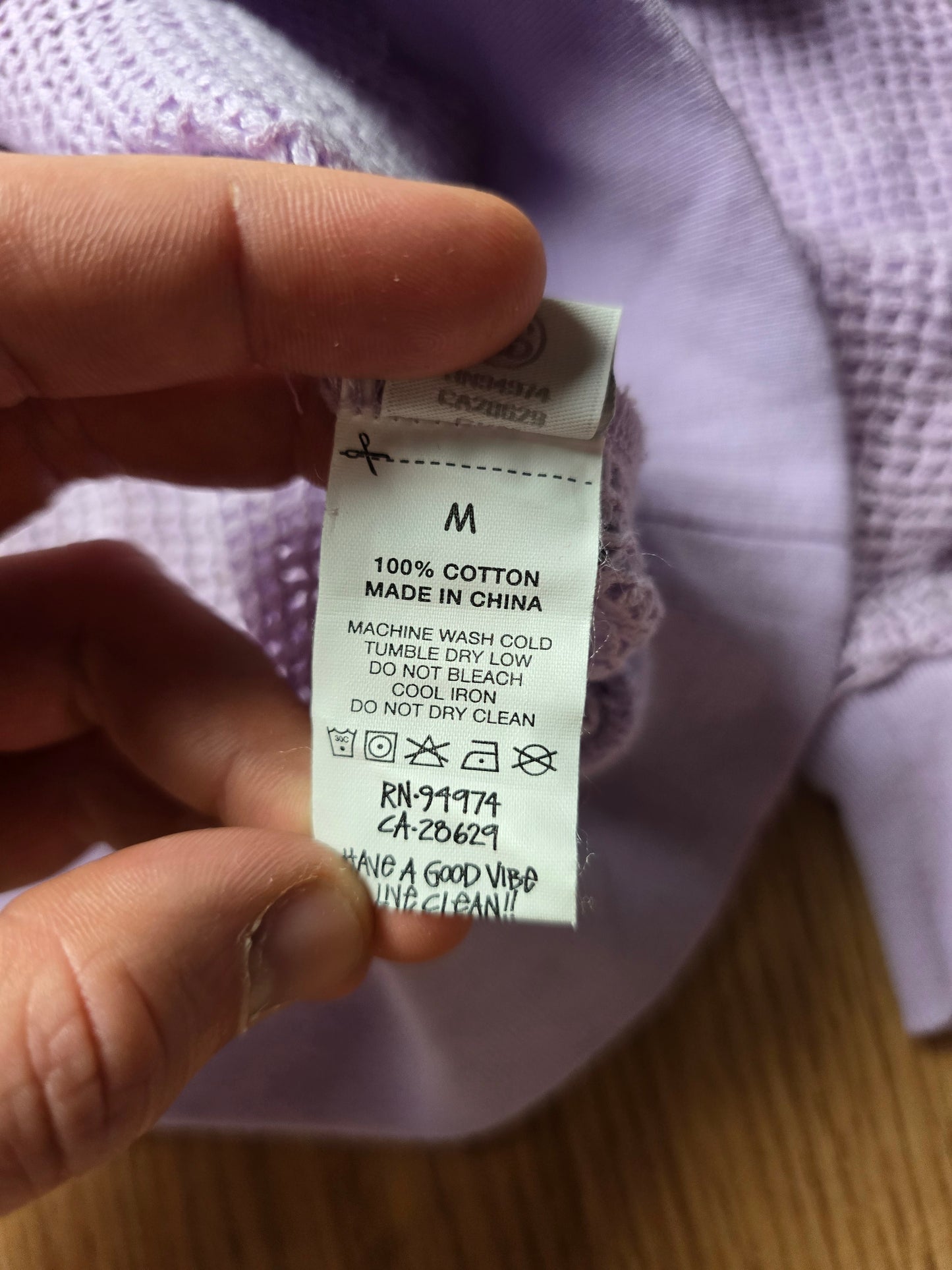 Stussy Cotton Mesh LS Crew Sweater (M)