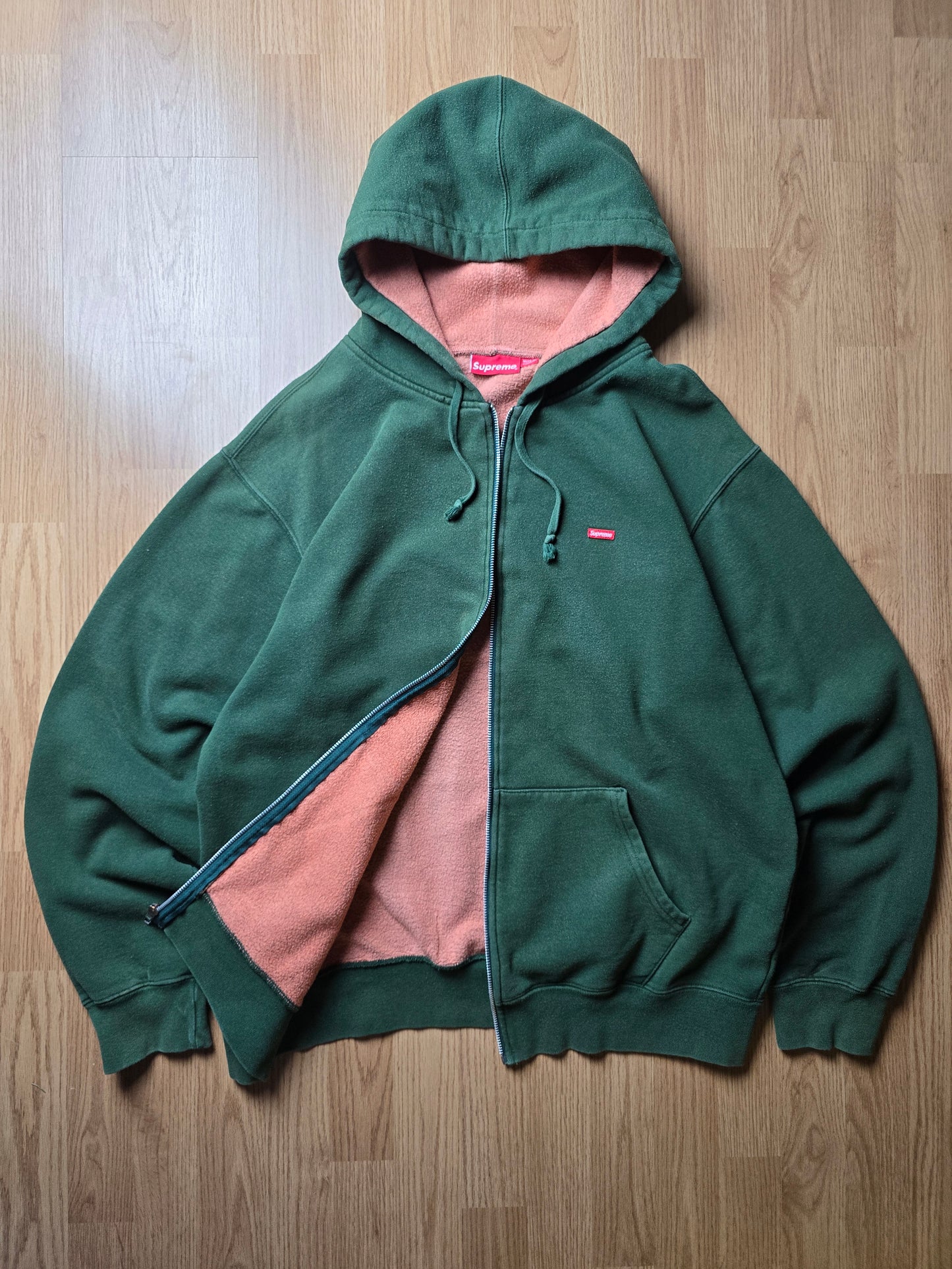 Supreme Contrast Zip Up Hoodie (XL)