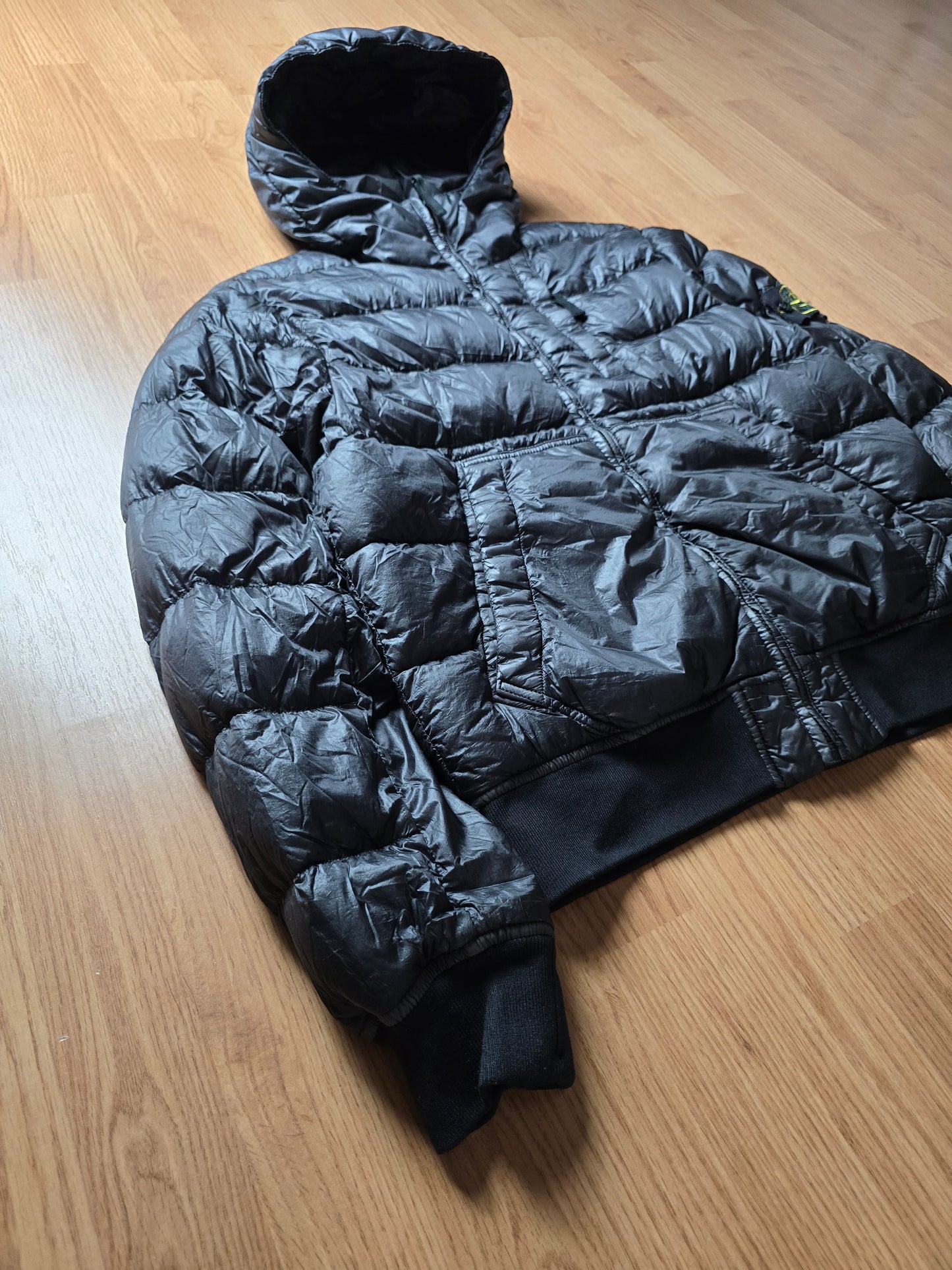 Stone Island Brown Garment Dyed Down Puffer Jacket (M)
