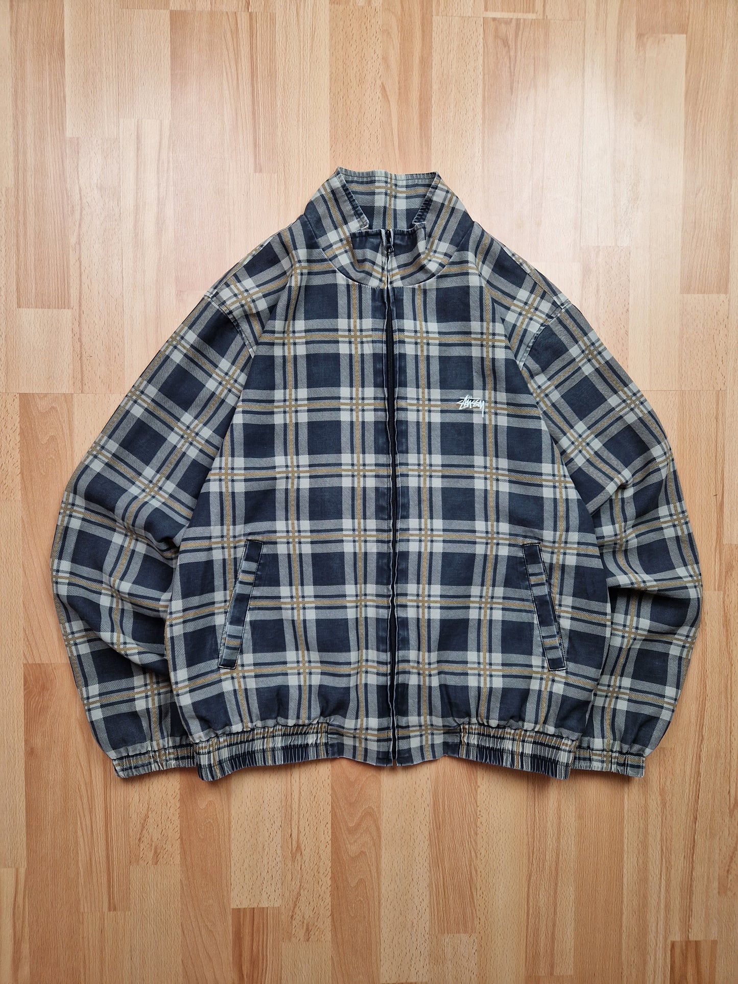 Stussy Plaid Rayon Full Tracksuit (M)
