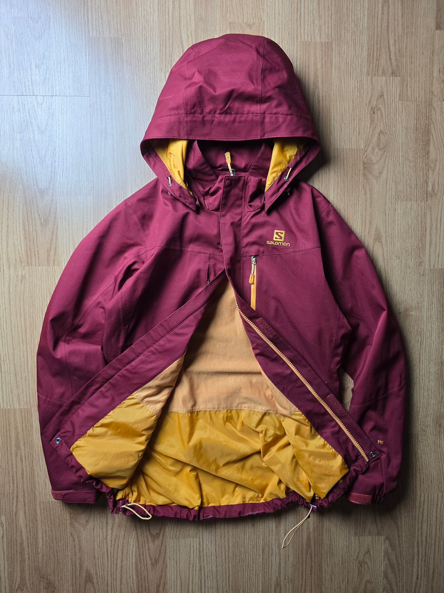 W/ Salomon Clima Pro Waterproof Ski Jacket (M)
