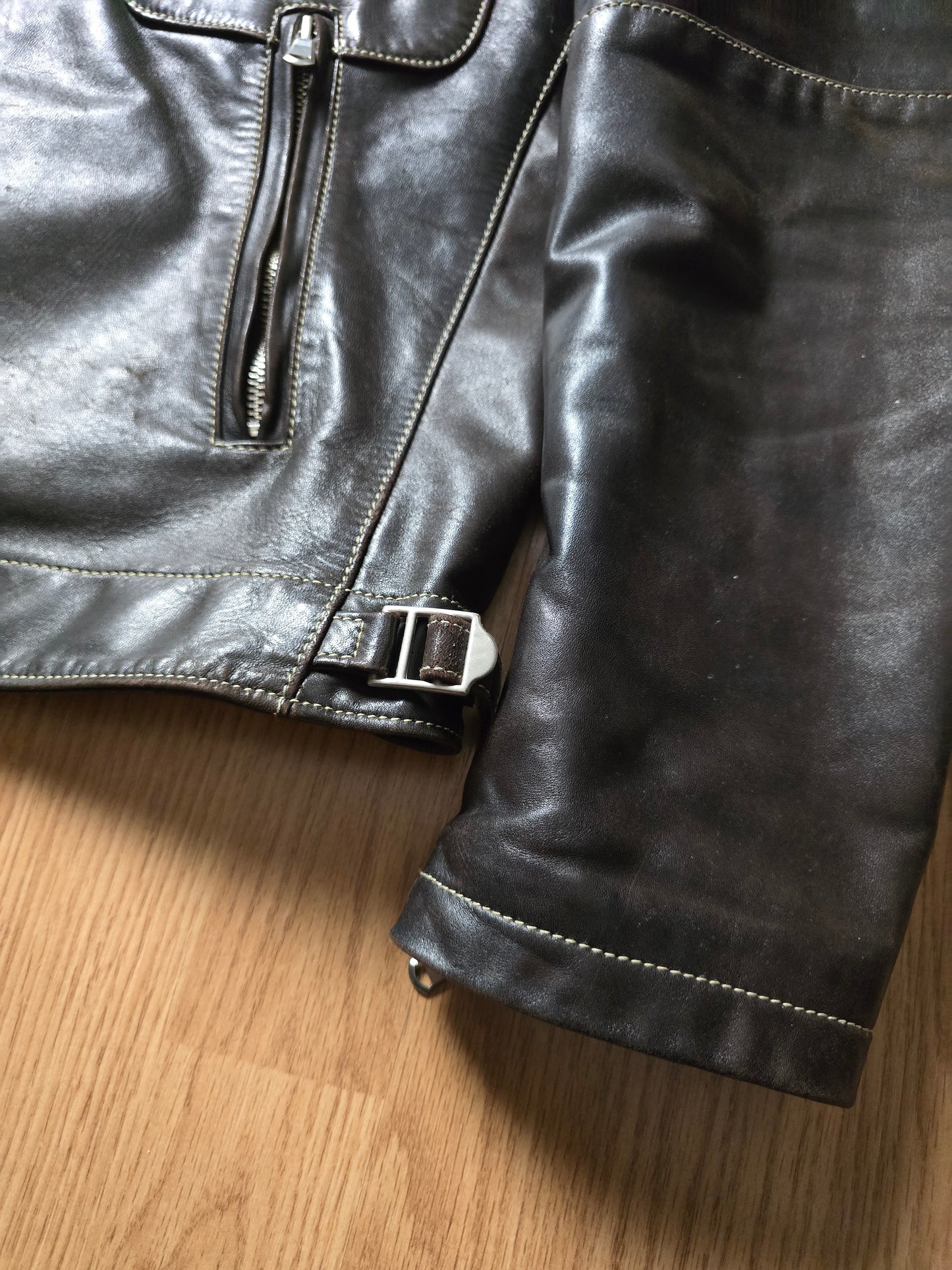 RARE C.P. Company Leather Goggle Jacket (M)