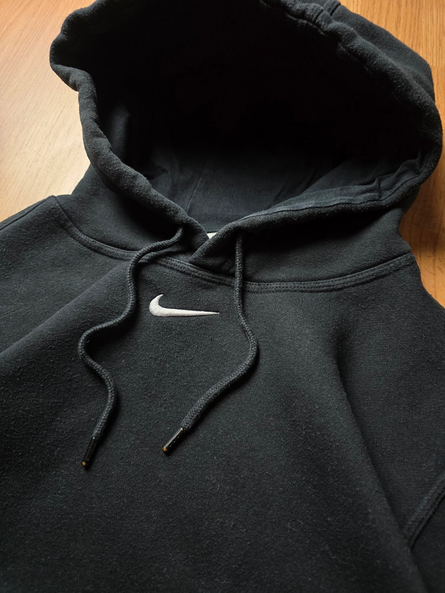 00s Nike Centre Swoosh Embroidered Hoodie (L)