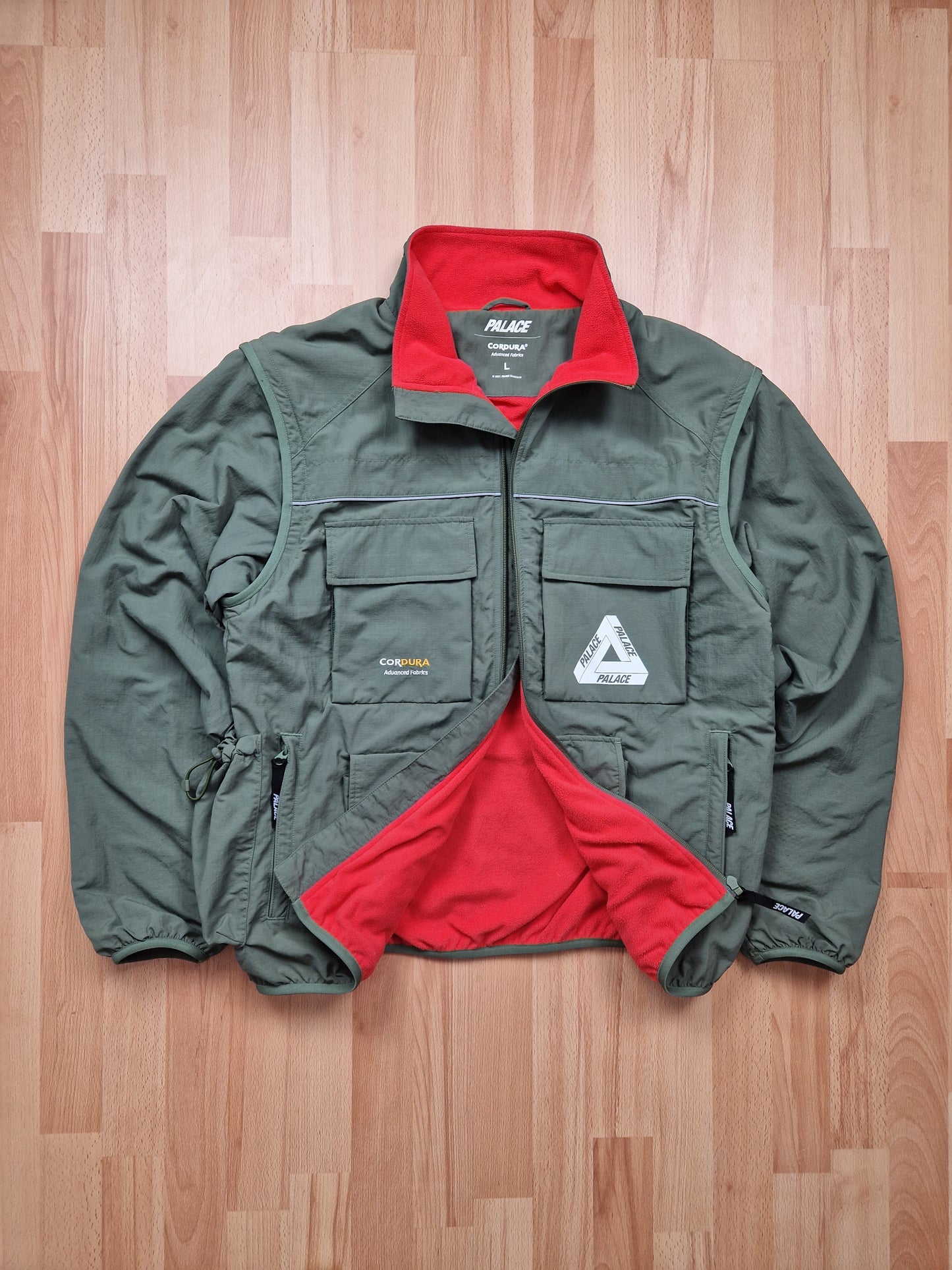 Palace Cordura RS Zip Off Gilet Jacket (L)