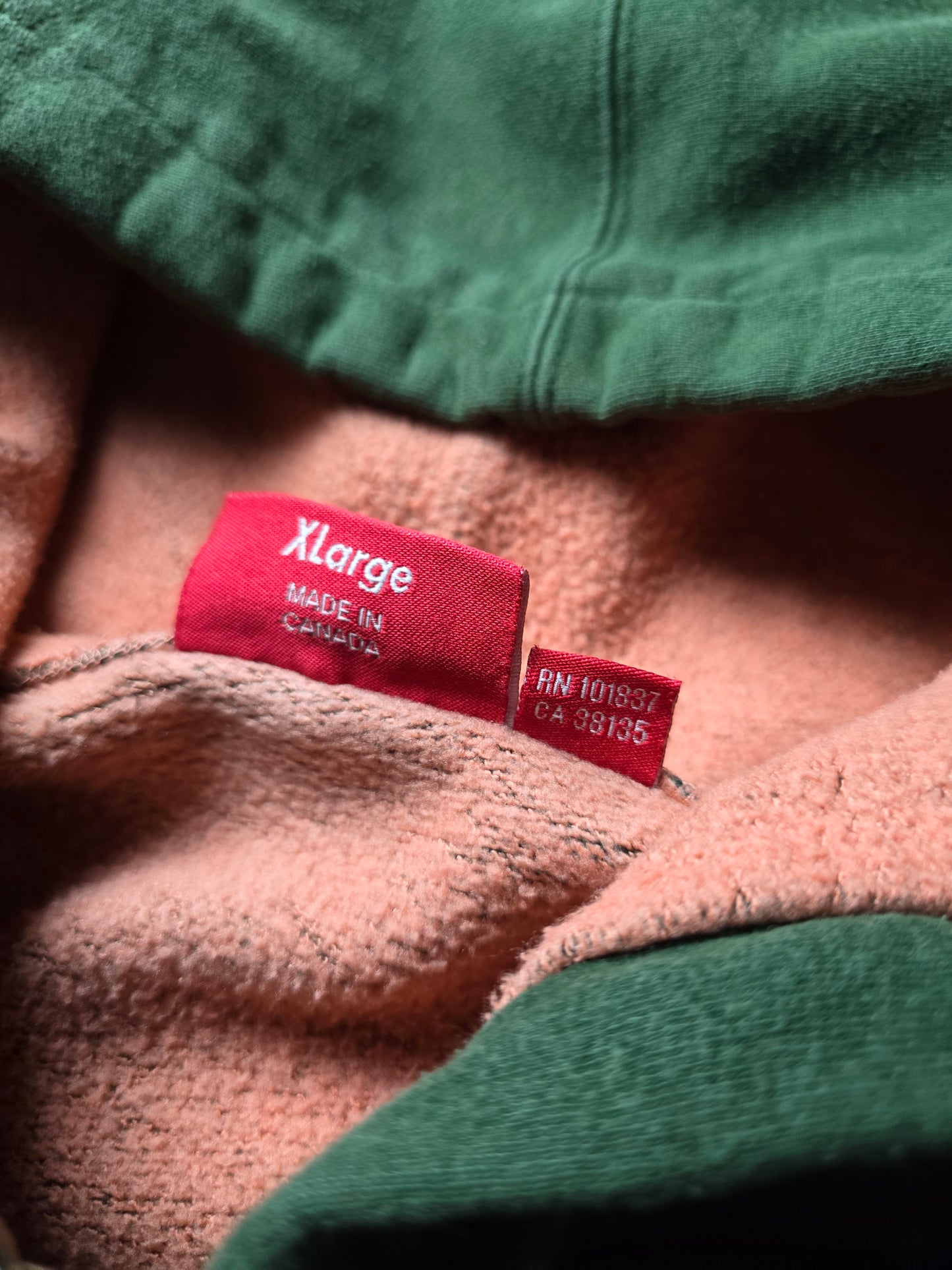 Supreme Contrast Zip Up Hoodie (XL)