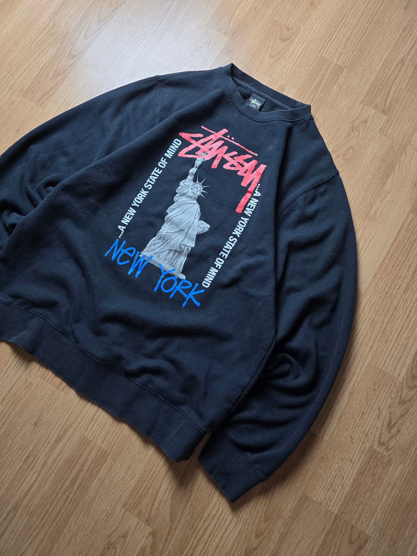Stussy 'A New York State Of Mind' Crewneck Sweatshirt (XL)