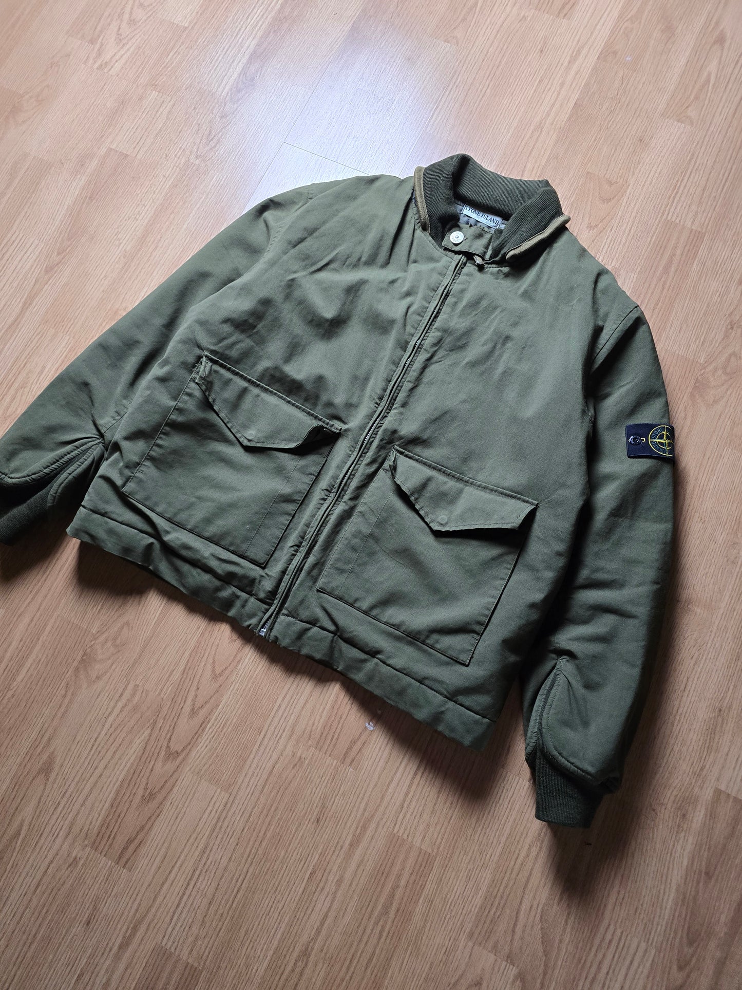 Vintage Stone Island AW01 Wool Canvas Jacket (XL)