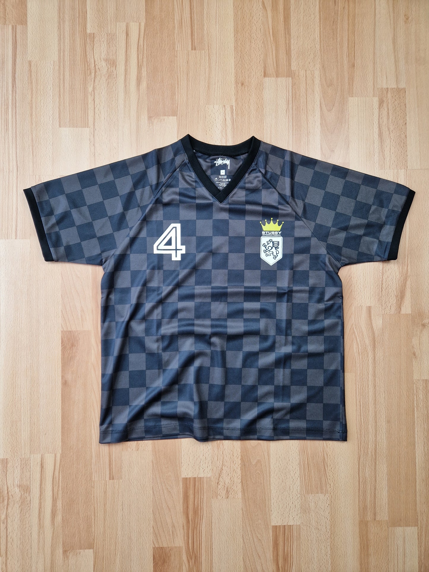 Stussy N°4 Checkered Soccer Jersey (M)