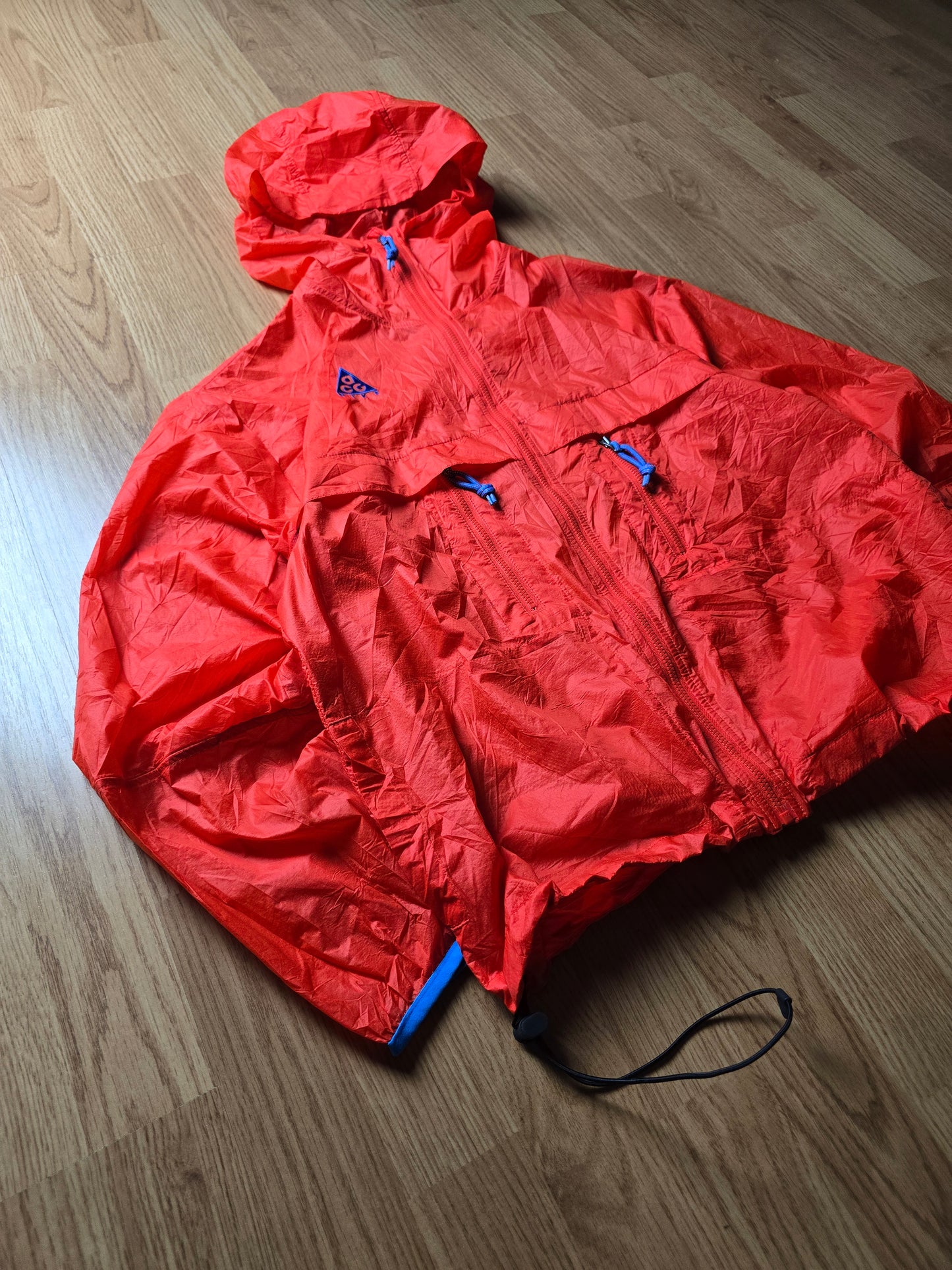 W/ Nike ACG Habanero Lightweight Hooded Windbreaker Jacket (M)