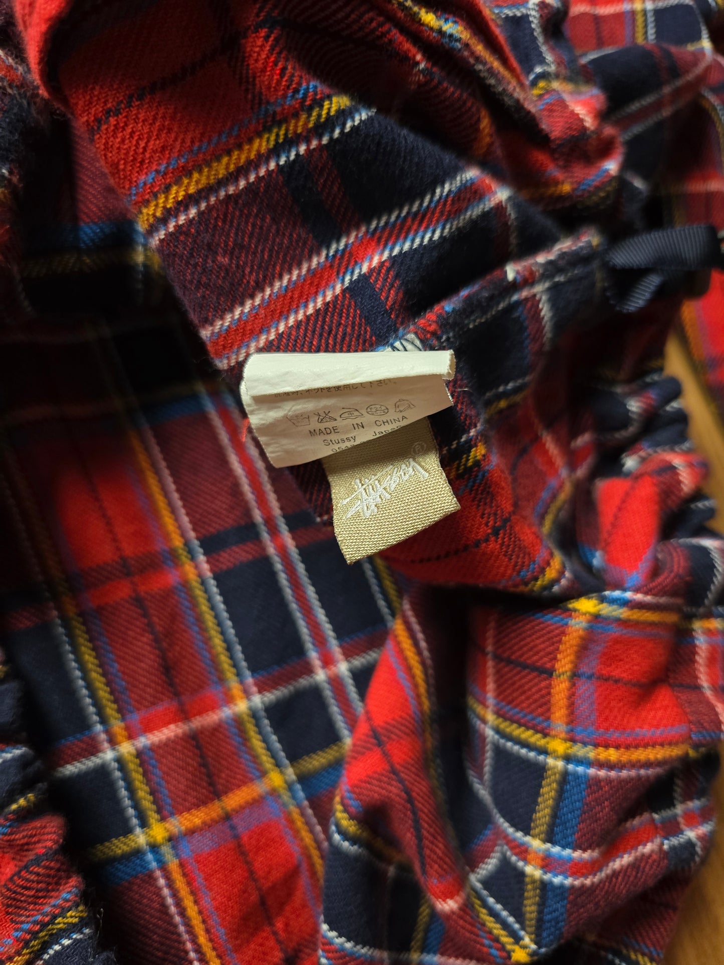 00s Stussy Plaid Zip Up Jacket (XL/L)