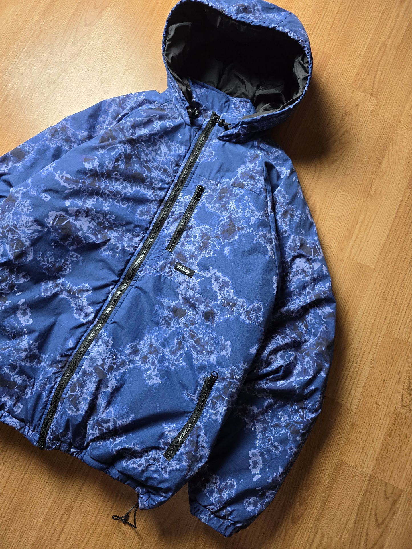 RARE Stussy Primaloft Insulated Indigo Puffer Jacket (L)