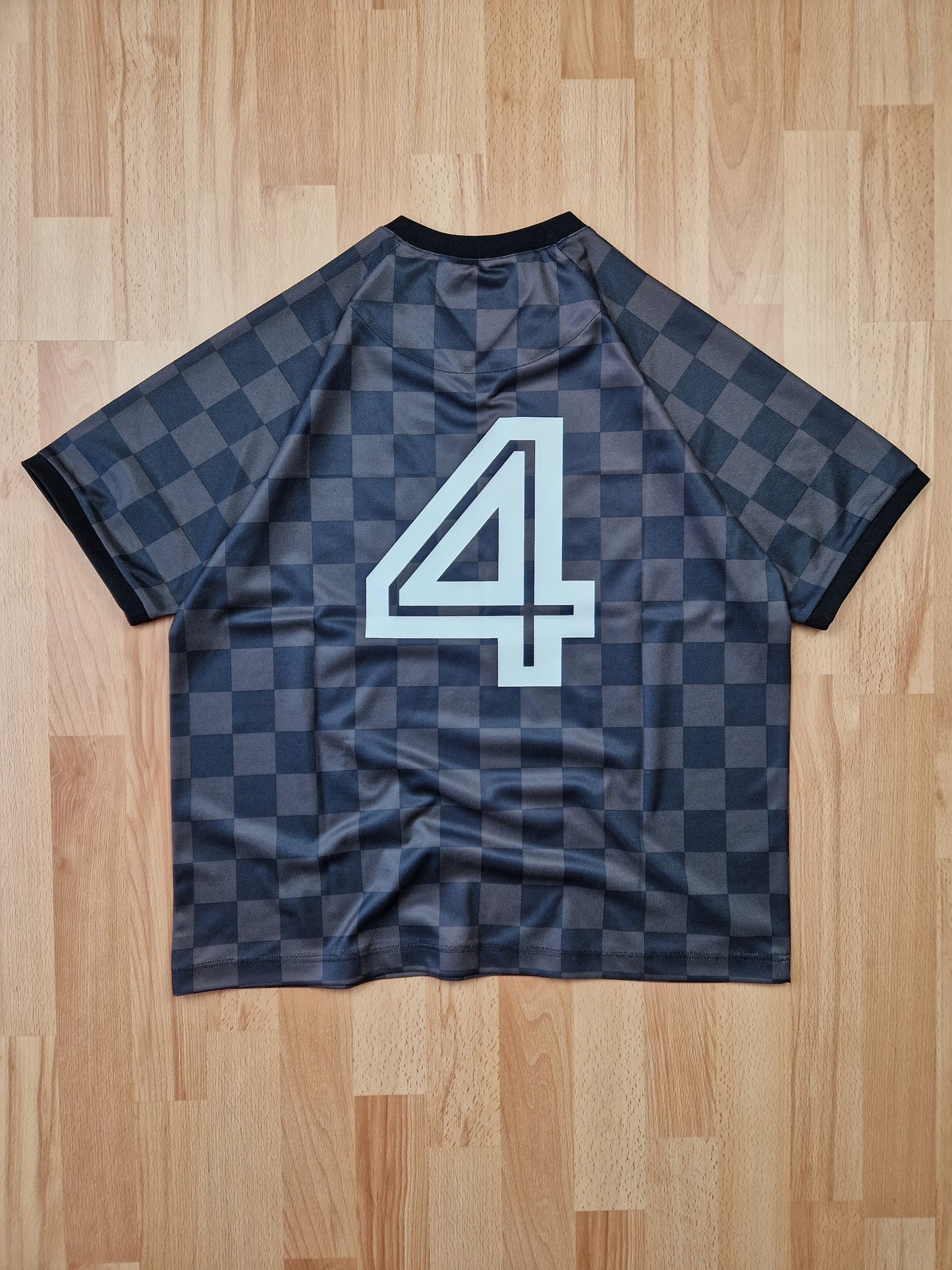 Stussy N°4 Checkered Soccer Jersey (M)